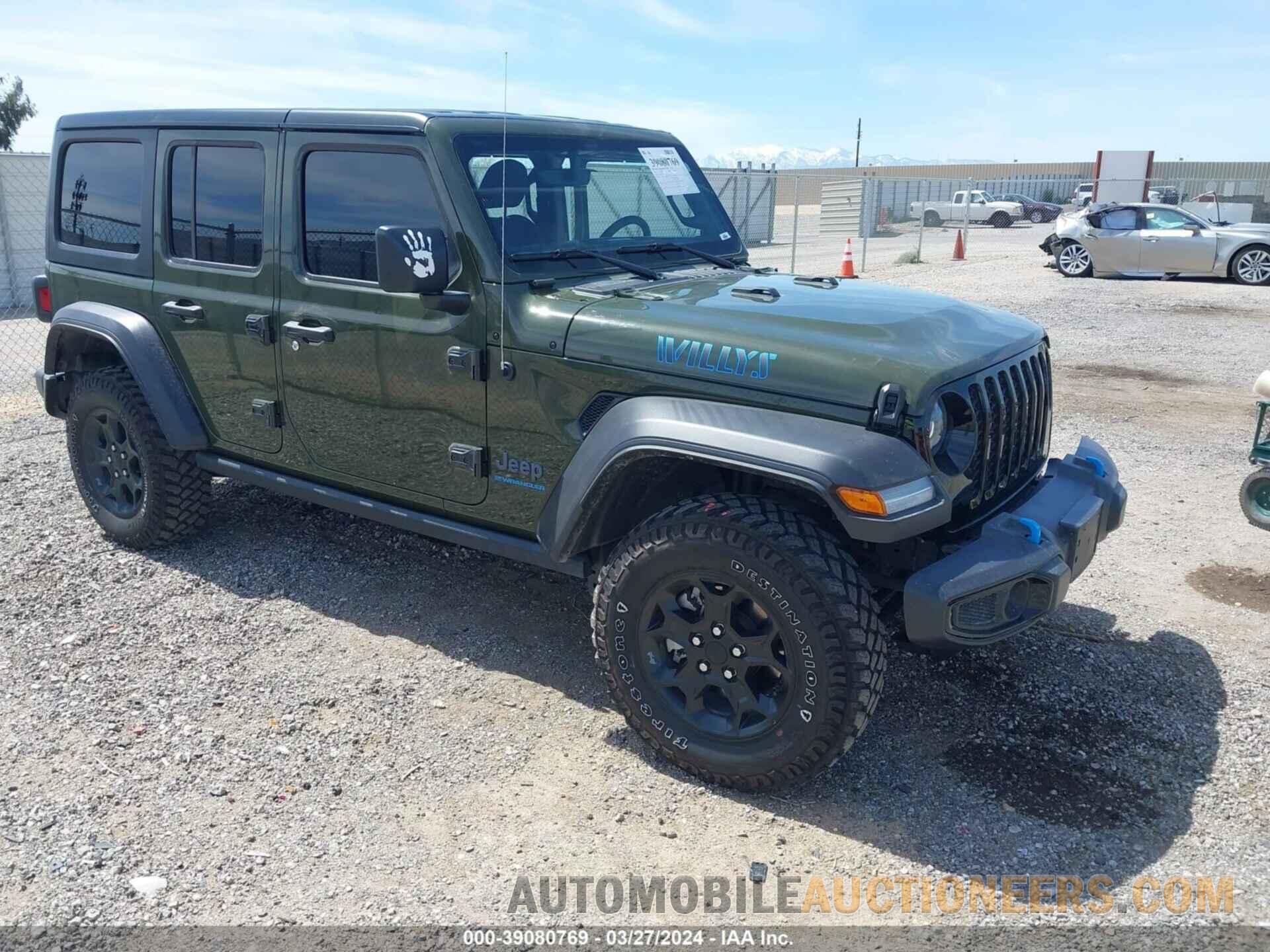 1C4JJXN68PW623087 JEEP WRANGLER 4XE 2023