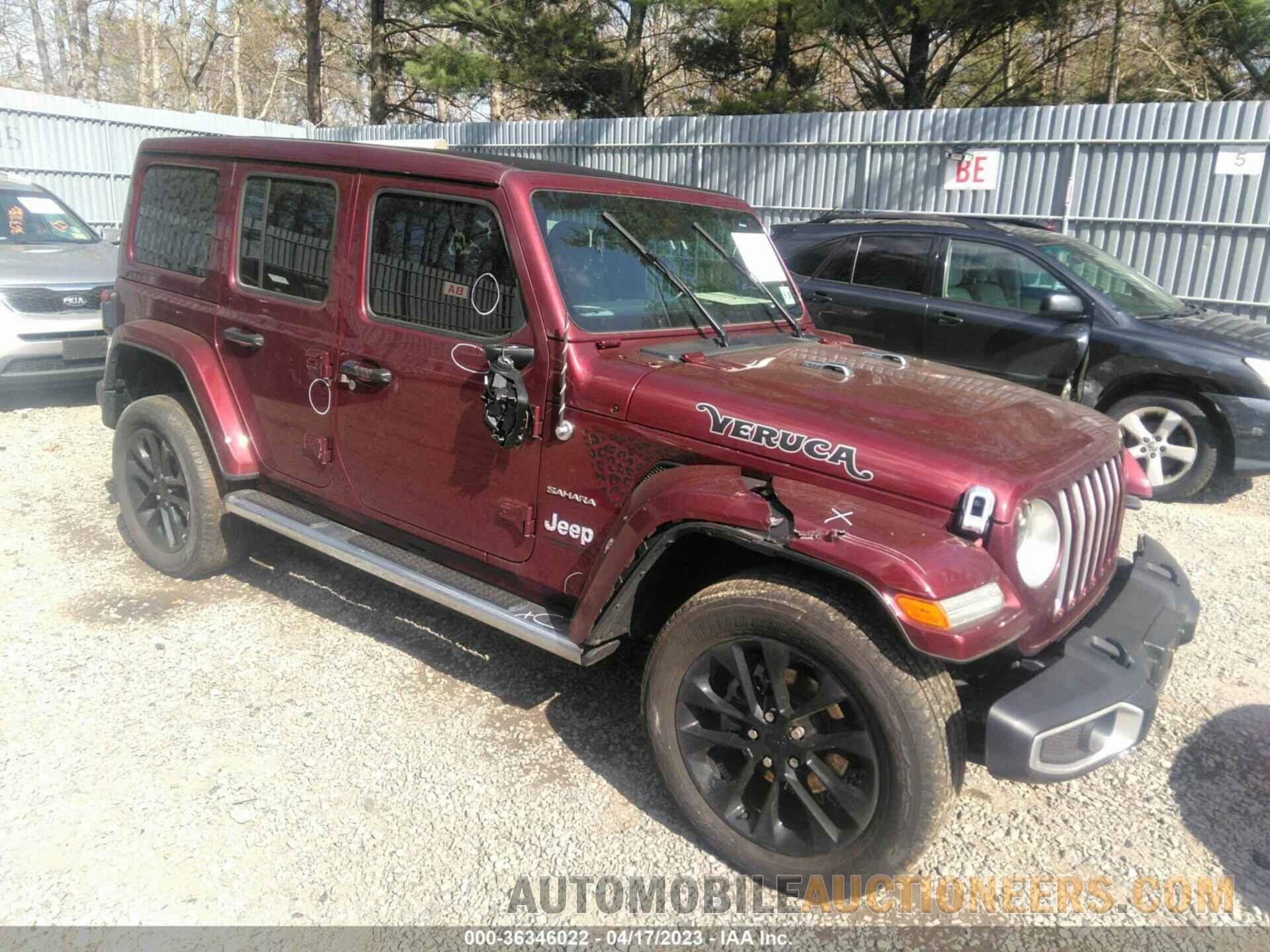 1C4JJXP60MW743247 JEEP WRANGLER 4XE 2021