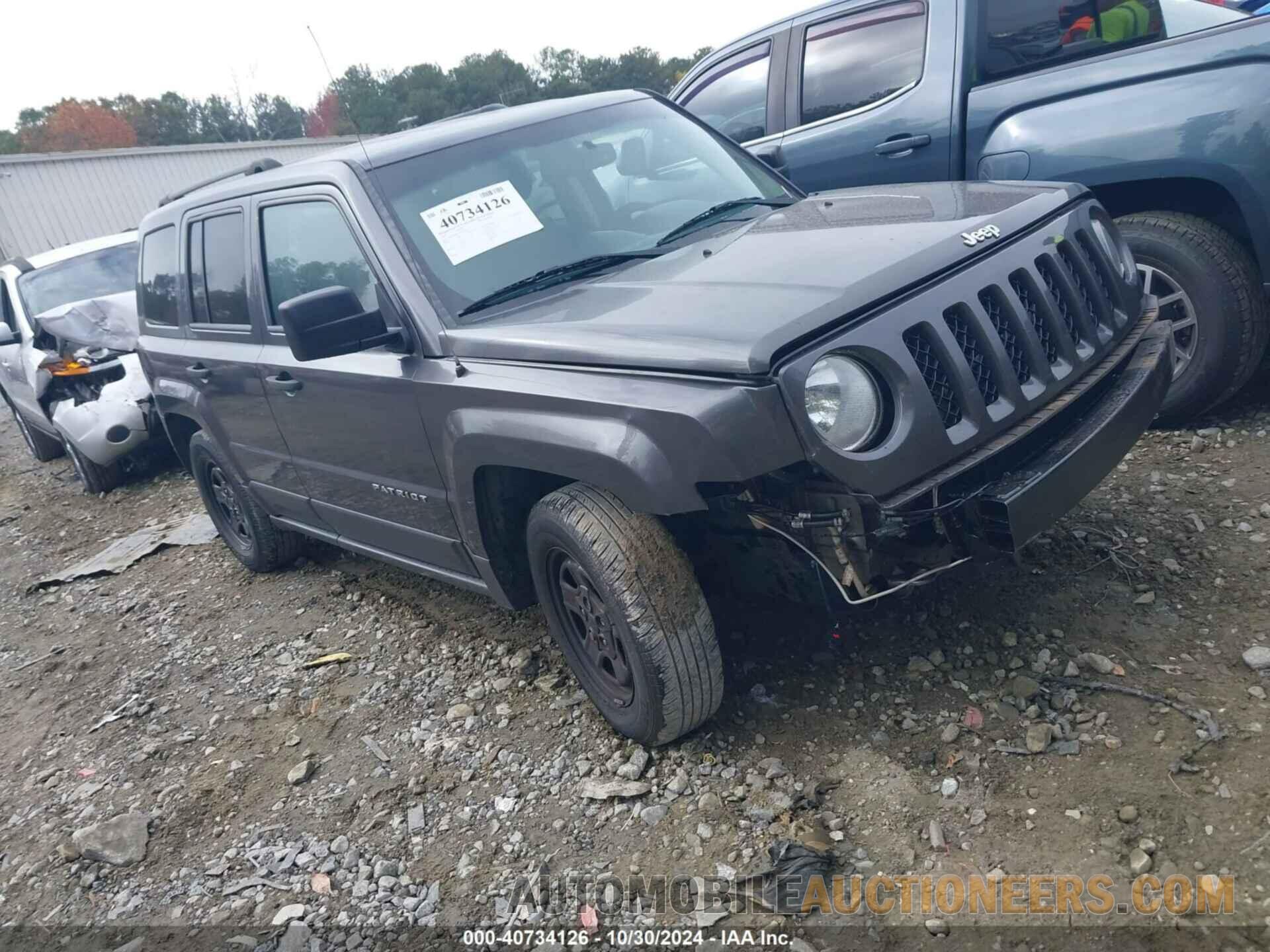 1C4NJPBA0GD503399 JEEP PATRIOT 2016