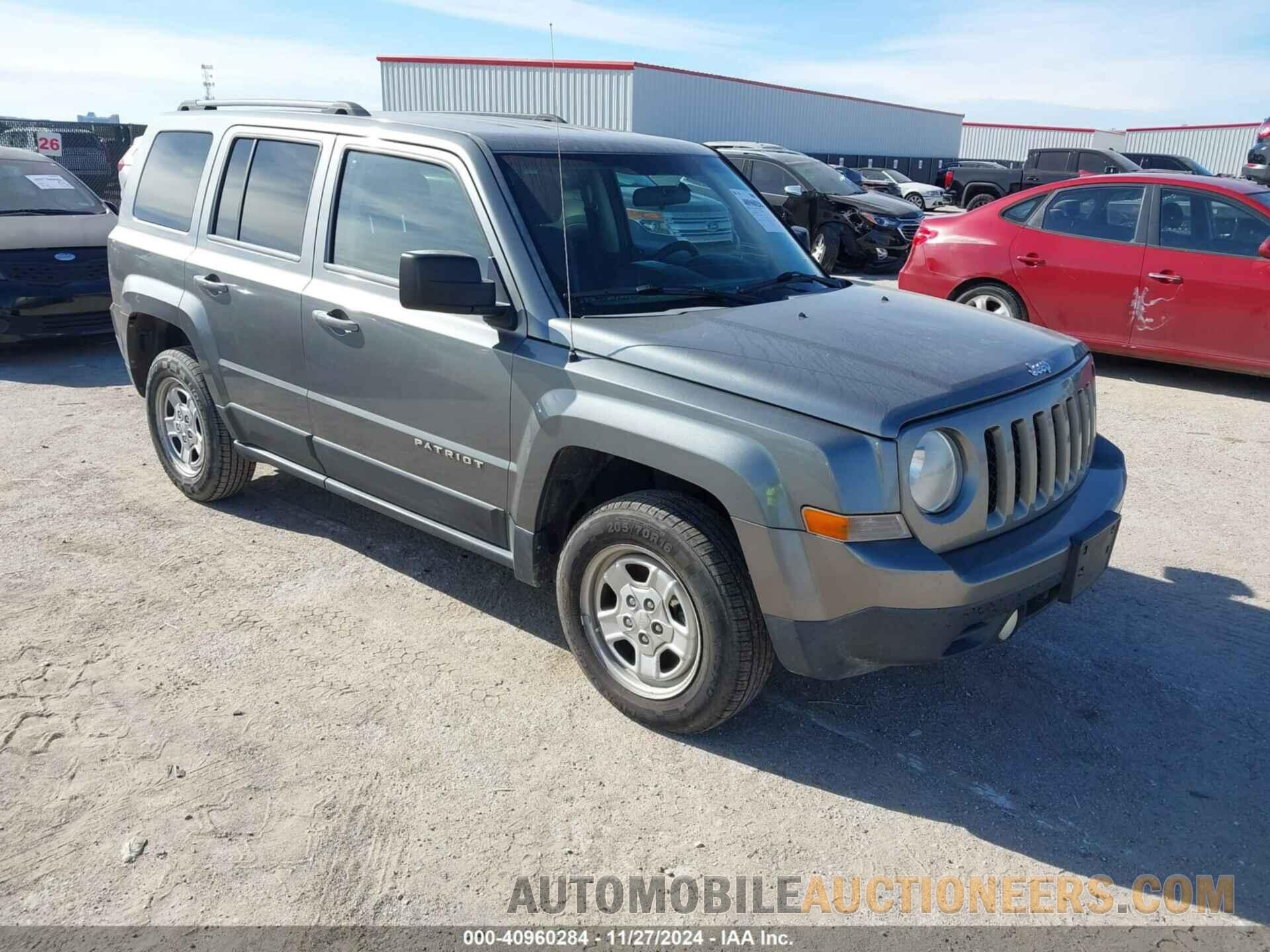 1C4NJPBA6CD626859 JEEP PATRIOT 2012