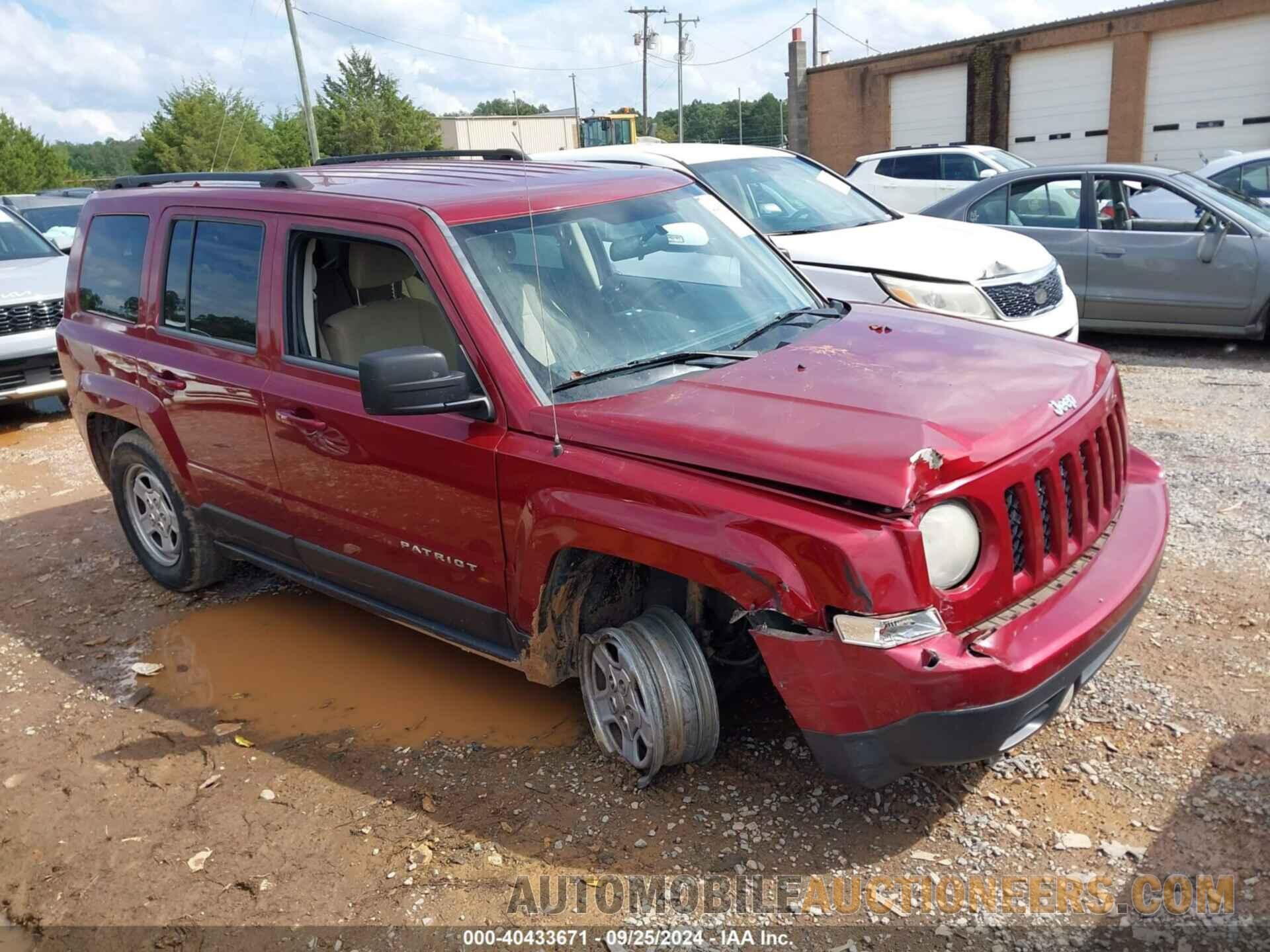 1C4NJPBA7ED690900 JEEP PATRIOT 2014