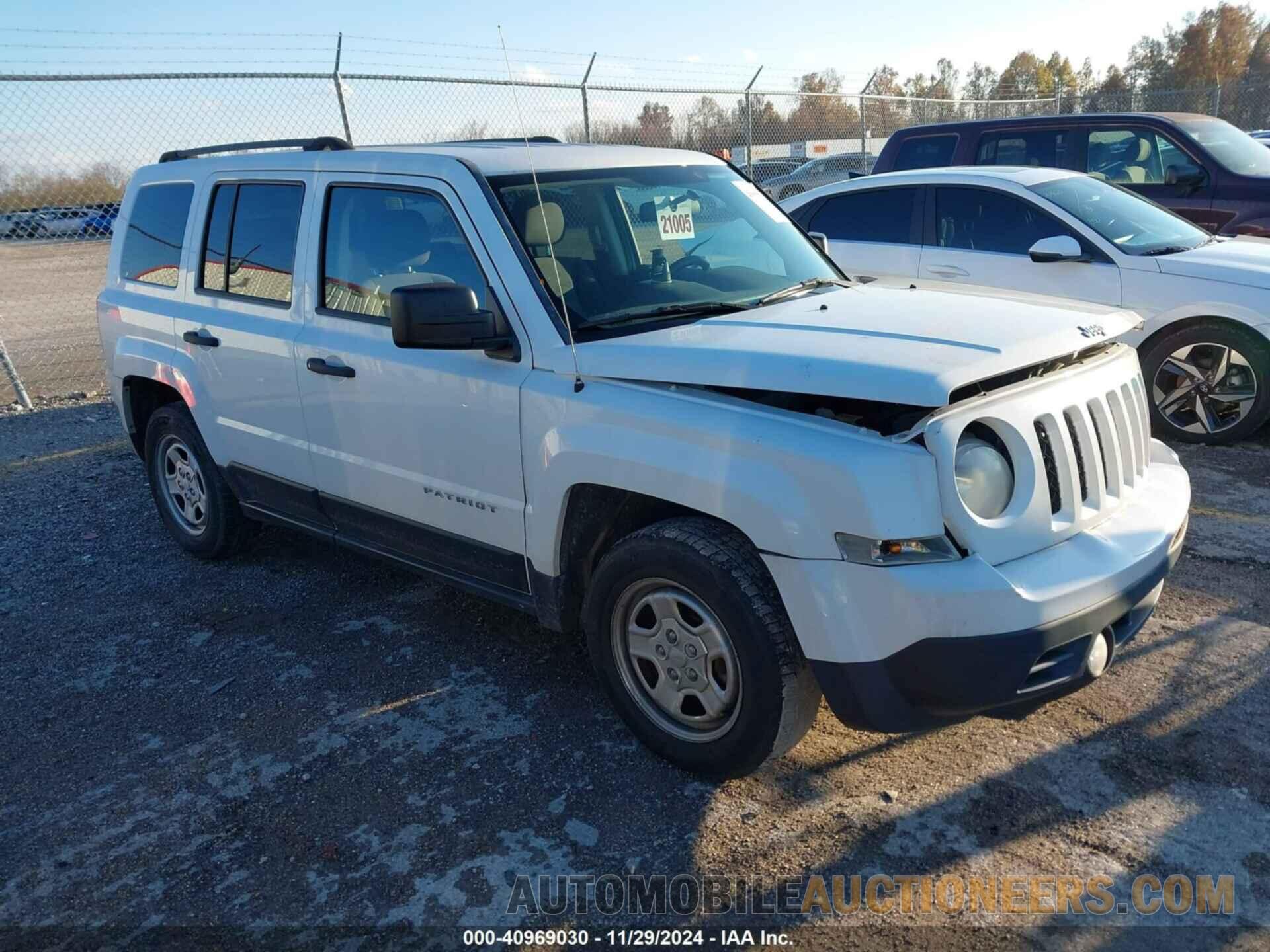 1C4NJPBA7ED721837 JEEP PATRIOT 2014