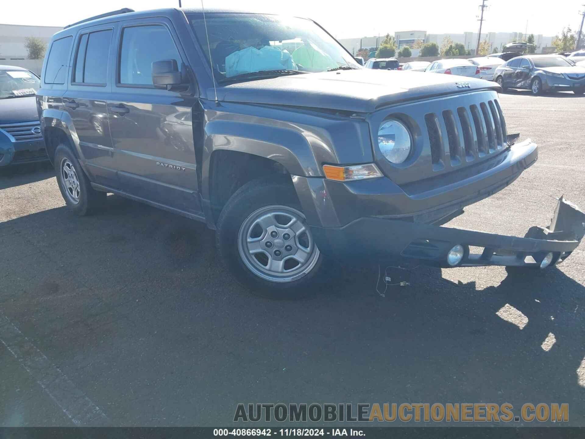 1C4NJPBA7FD372048 JEEP PATRIOT 2015