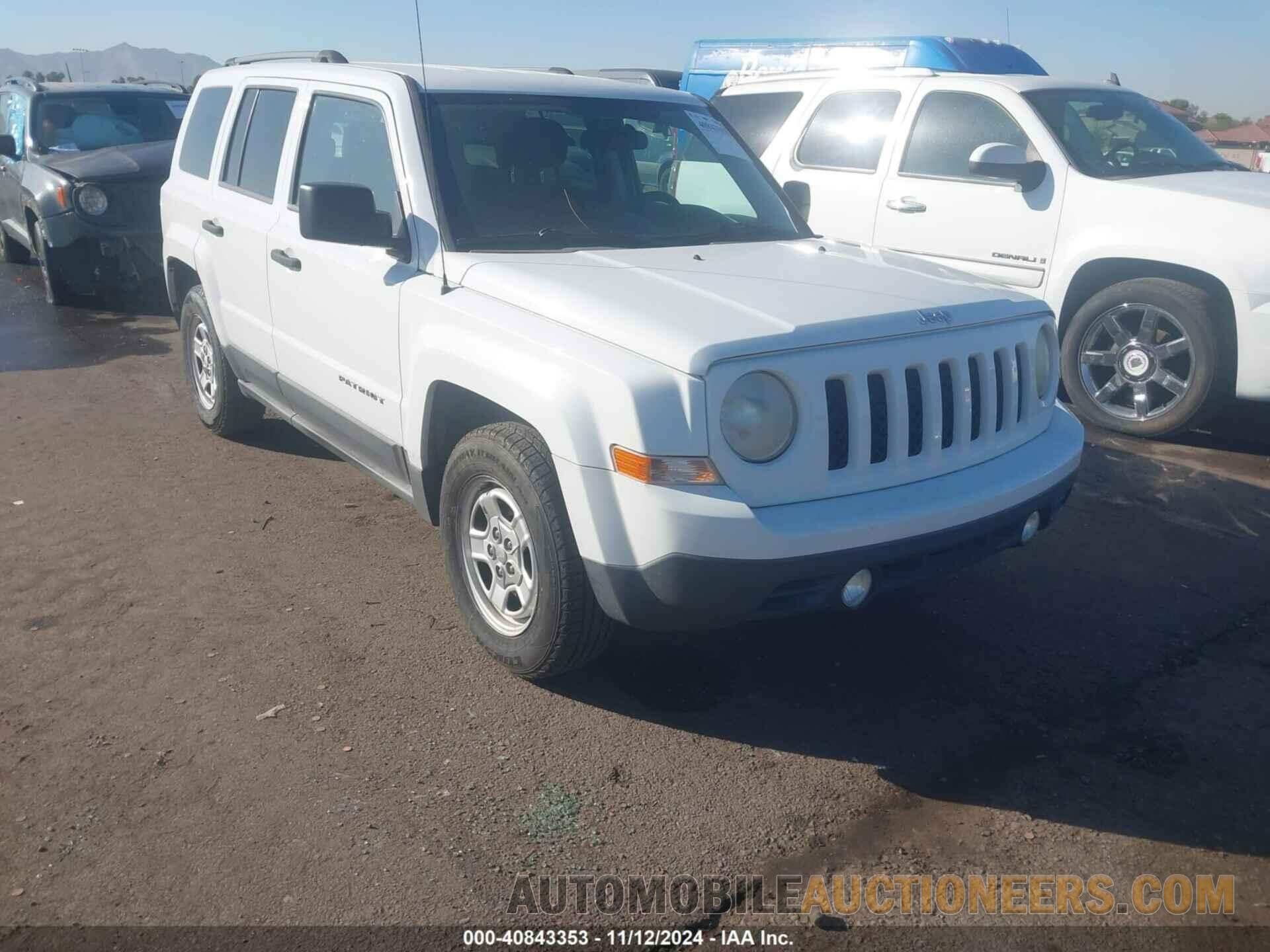 1C4NJPBA8DD181350 JEEP PATRIOT 2013