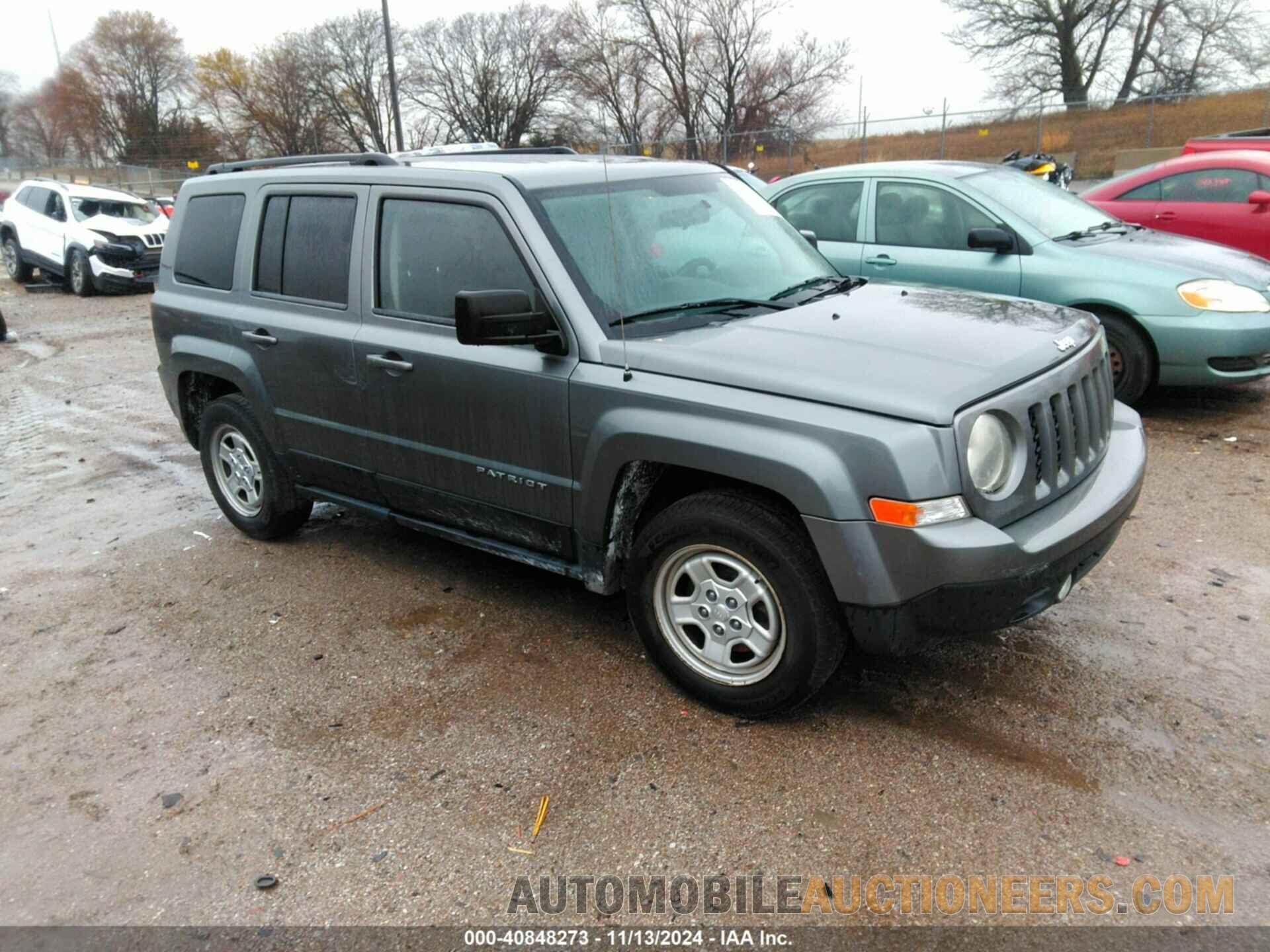 1C4NJPBA9CD571291 JEEP PATRIOT 2012