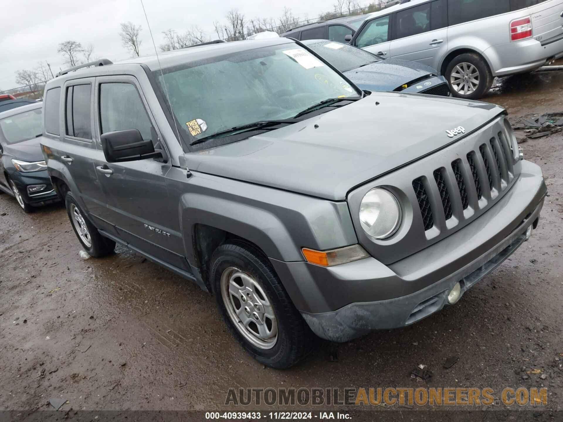 1C4NJPBAXED596185 JEEP PATRIOT 2014