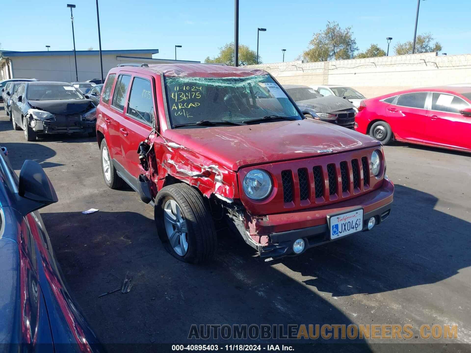 1C4NJPBB0HD130987 JEEP PATRIOT 2017