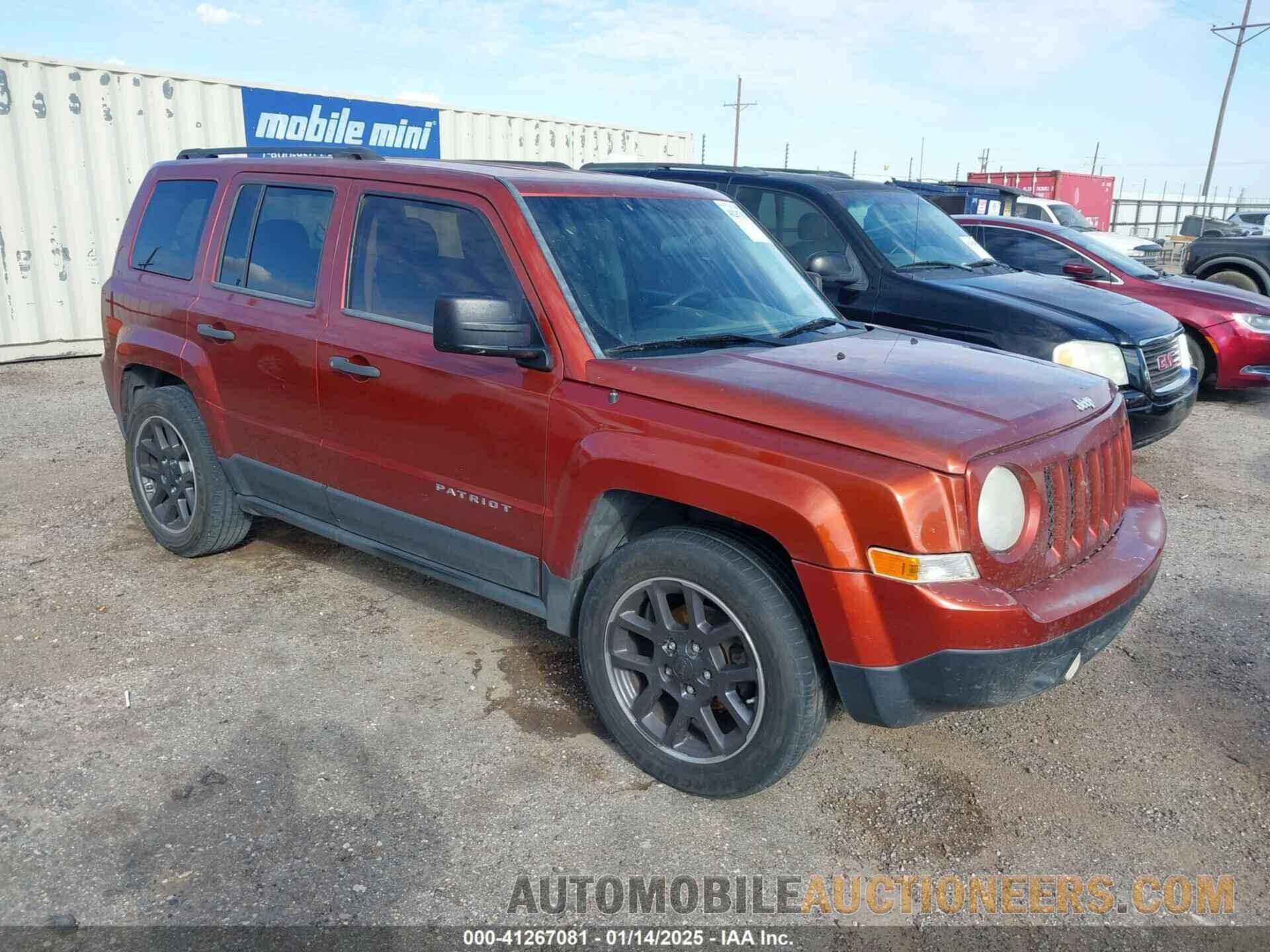 1C4NJPBB2CD612210 JEEP PATRIOT 2012