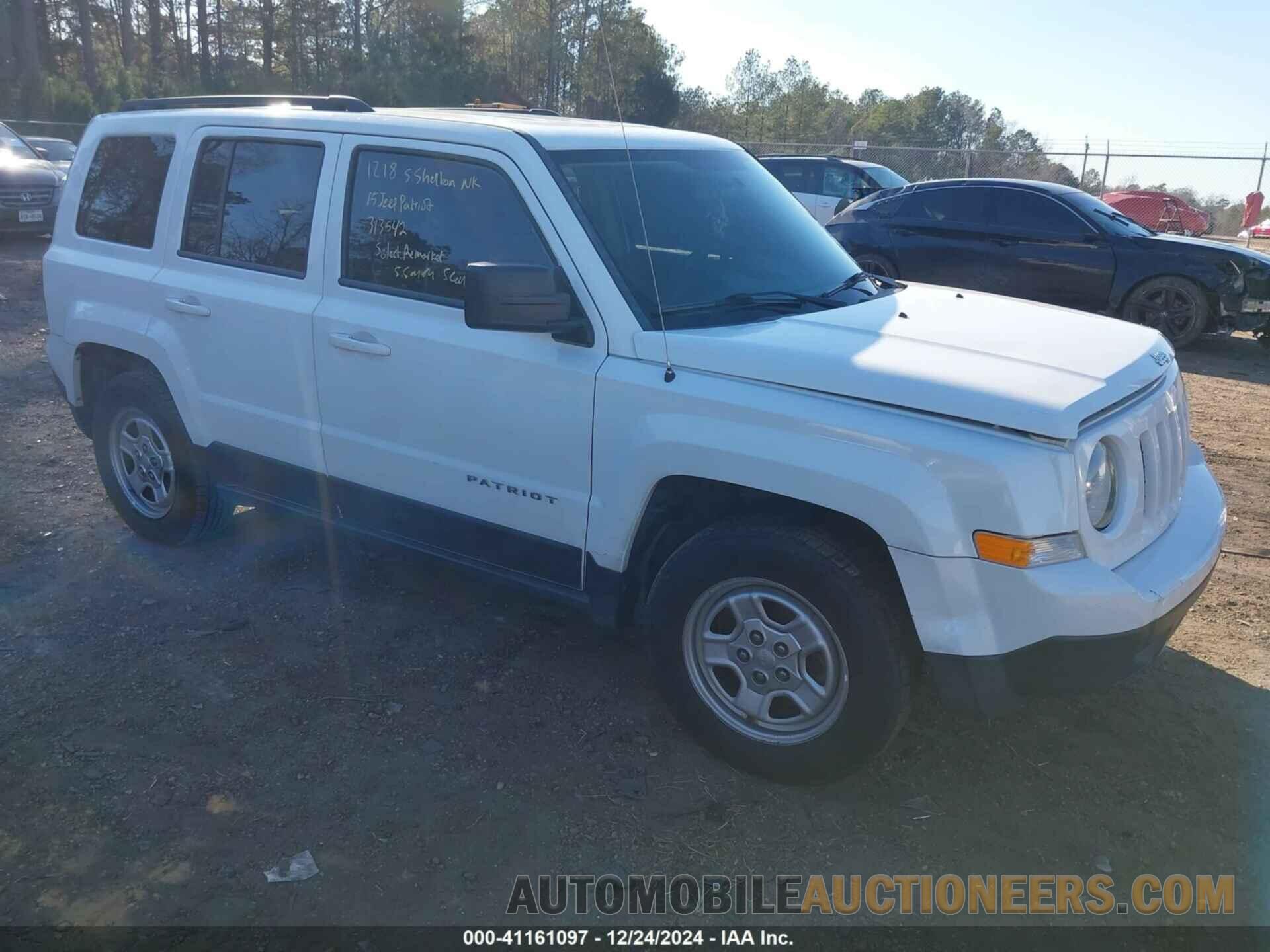 1C4NJPBB5FD313542 JEEP PATRIOT 2015