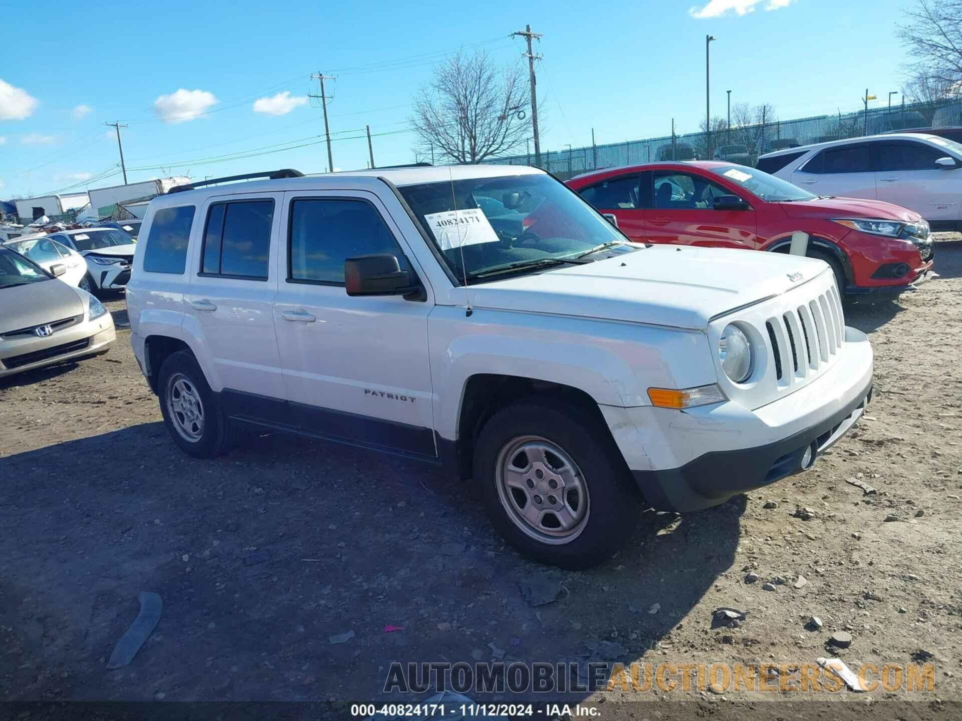 1C4NJPBB8HD172582 JEEP PATRIOT 2017