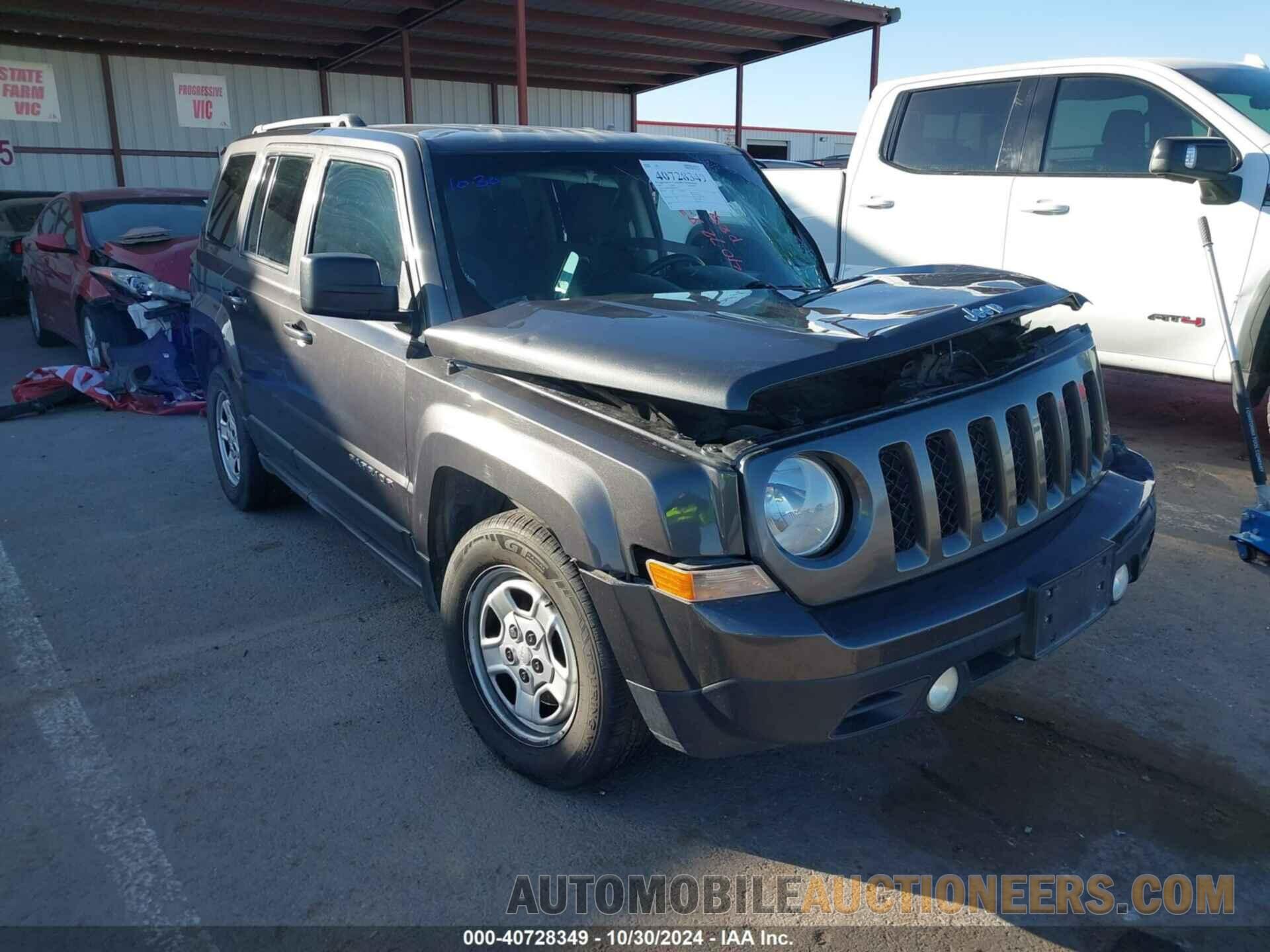 1C4NJPBB9HD121334 JEEP PATRIOT 2017