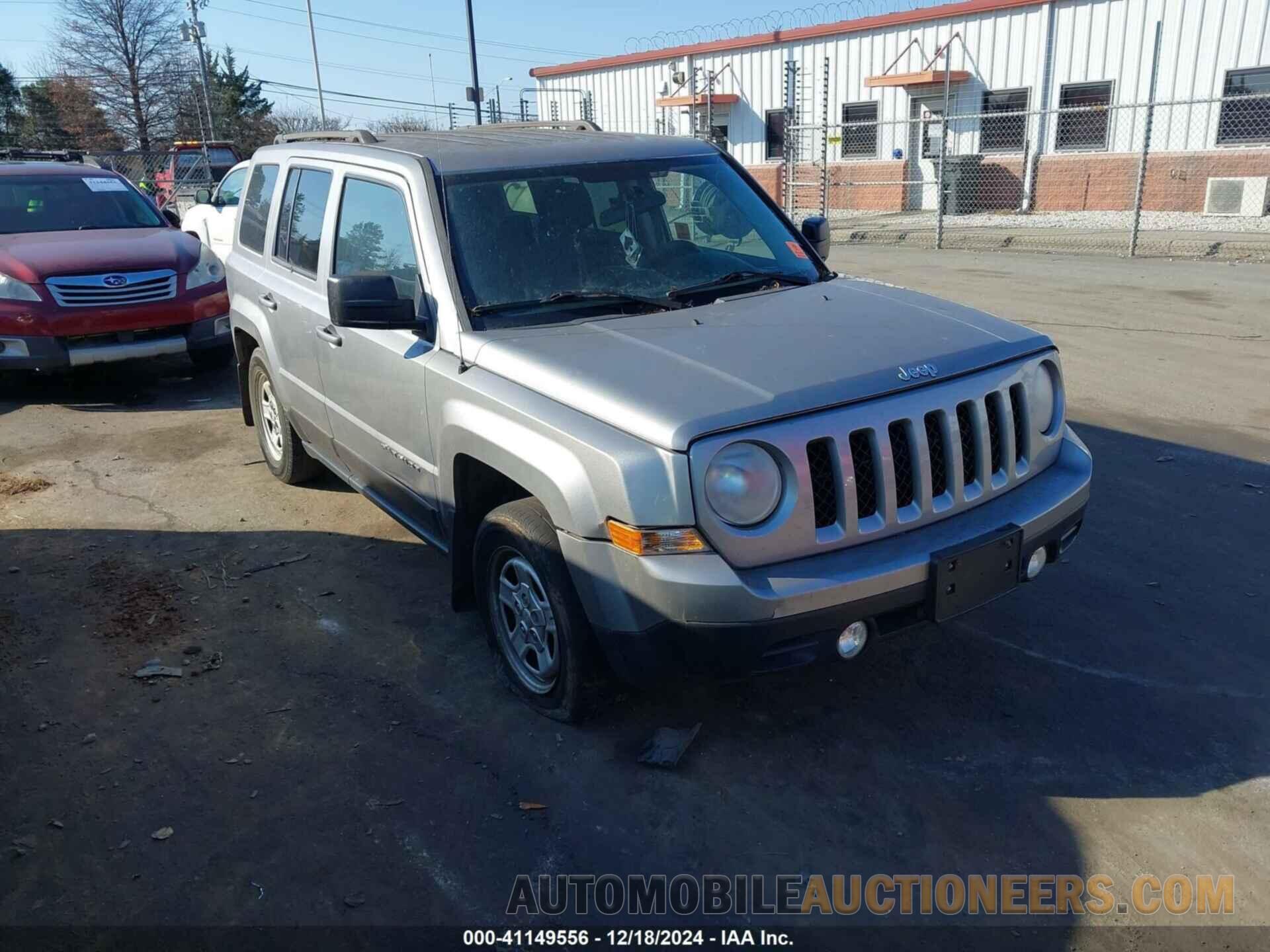 1C4NJPBBXED813565 JEEP PATRIOT 2014