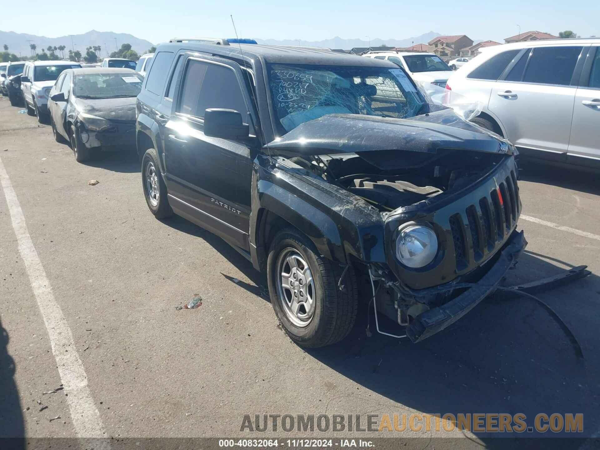 1C4NJPBBXGD700217 JEEP PATRIOT 2016