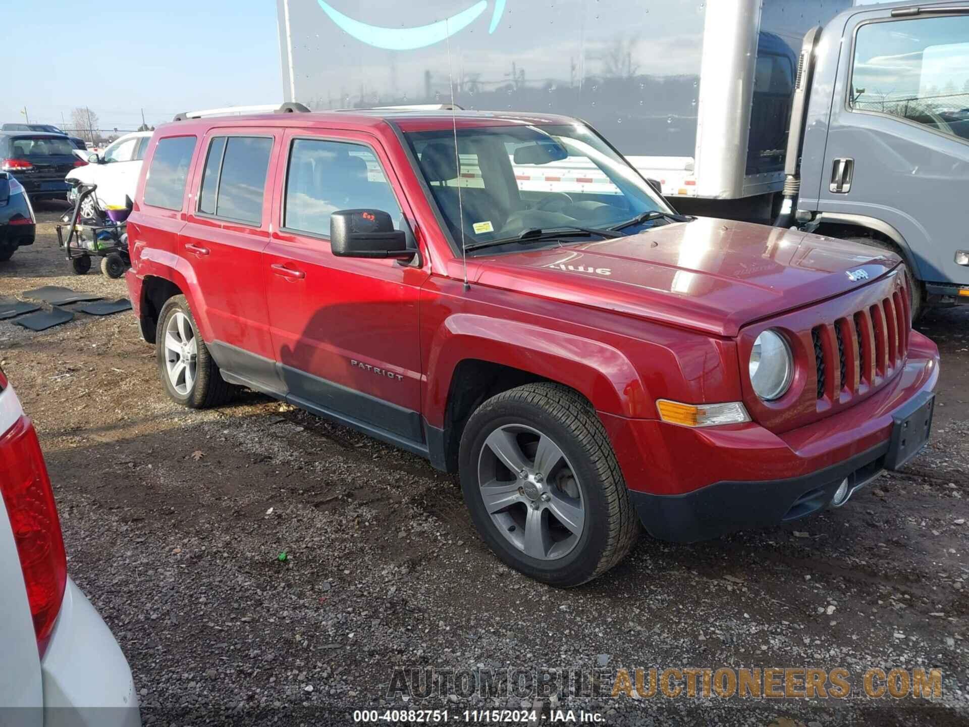 1C4NJPFAXHD161651 JEEP PATRIOT 2017