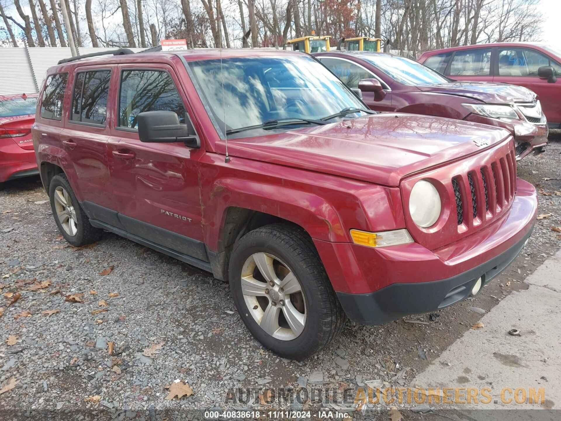 1C4NJPFB3CD544073 JEEP PATRIOT 2012