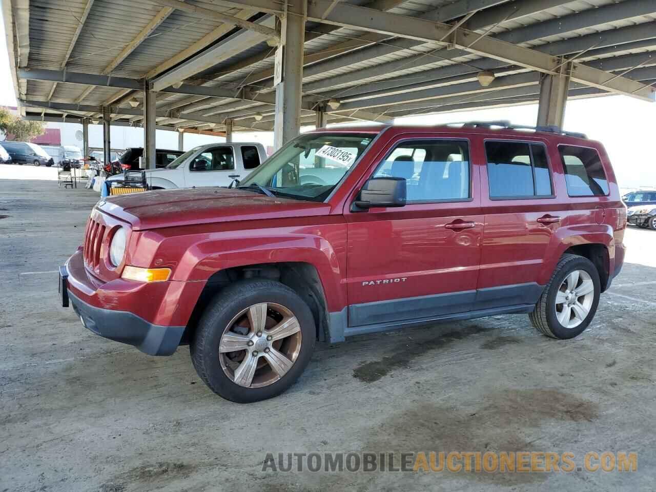 1C4NJPFBXCD631758 JEEP PATRIOT 2012