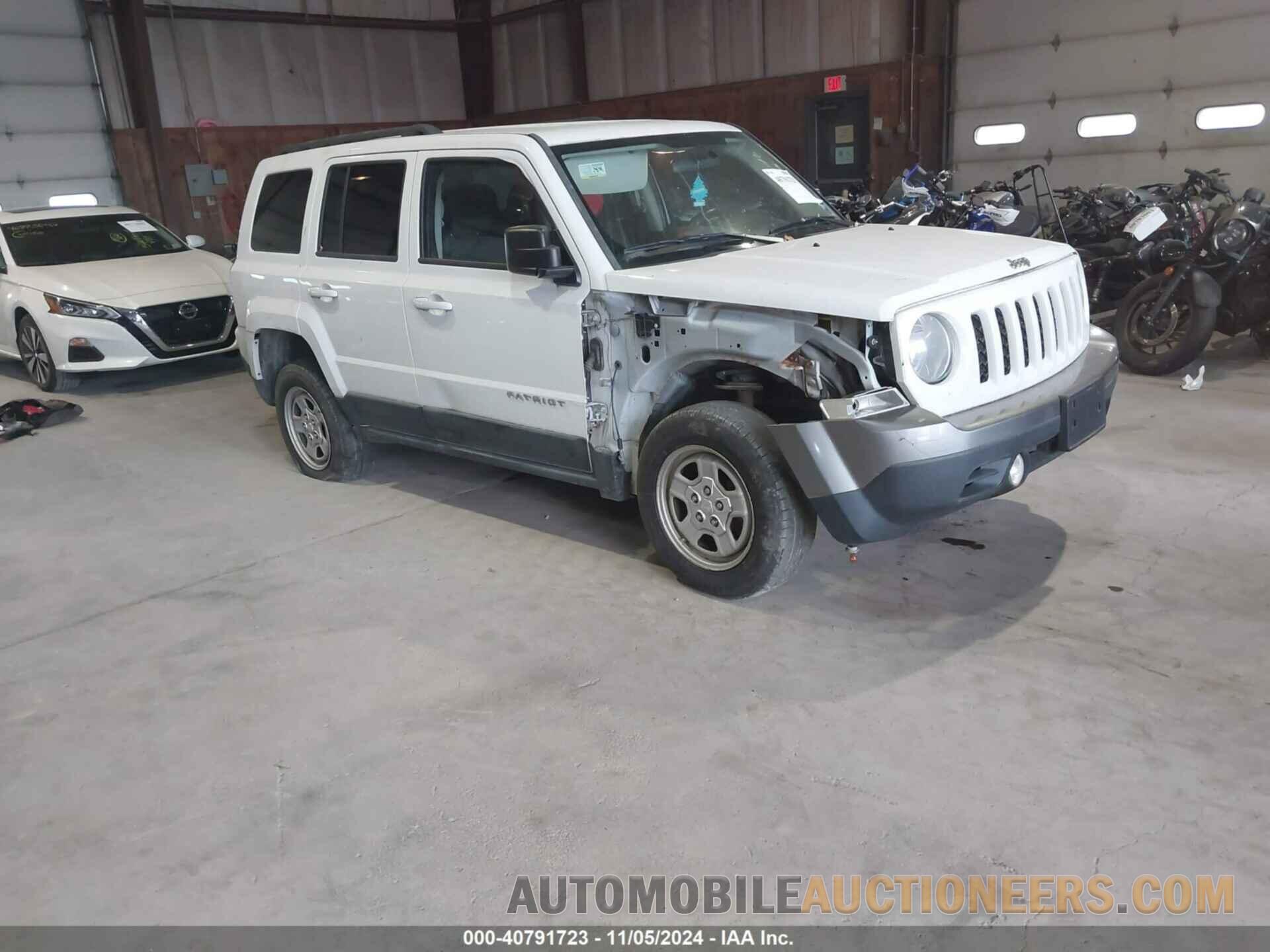 1C4NJRBB5CD506832 JEEP PATRIOT 2012