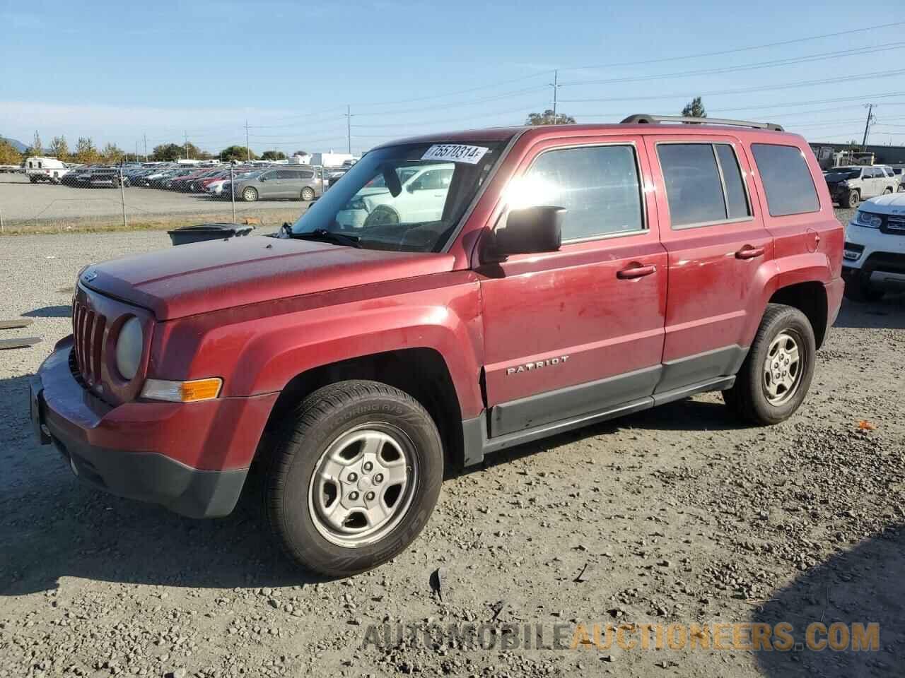 1C4NJRBB5CD525364 JEEP PATRIOT 2012