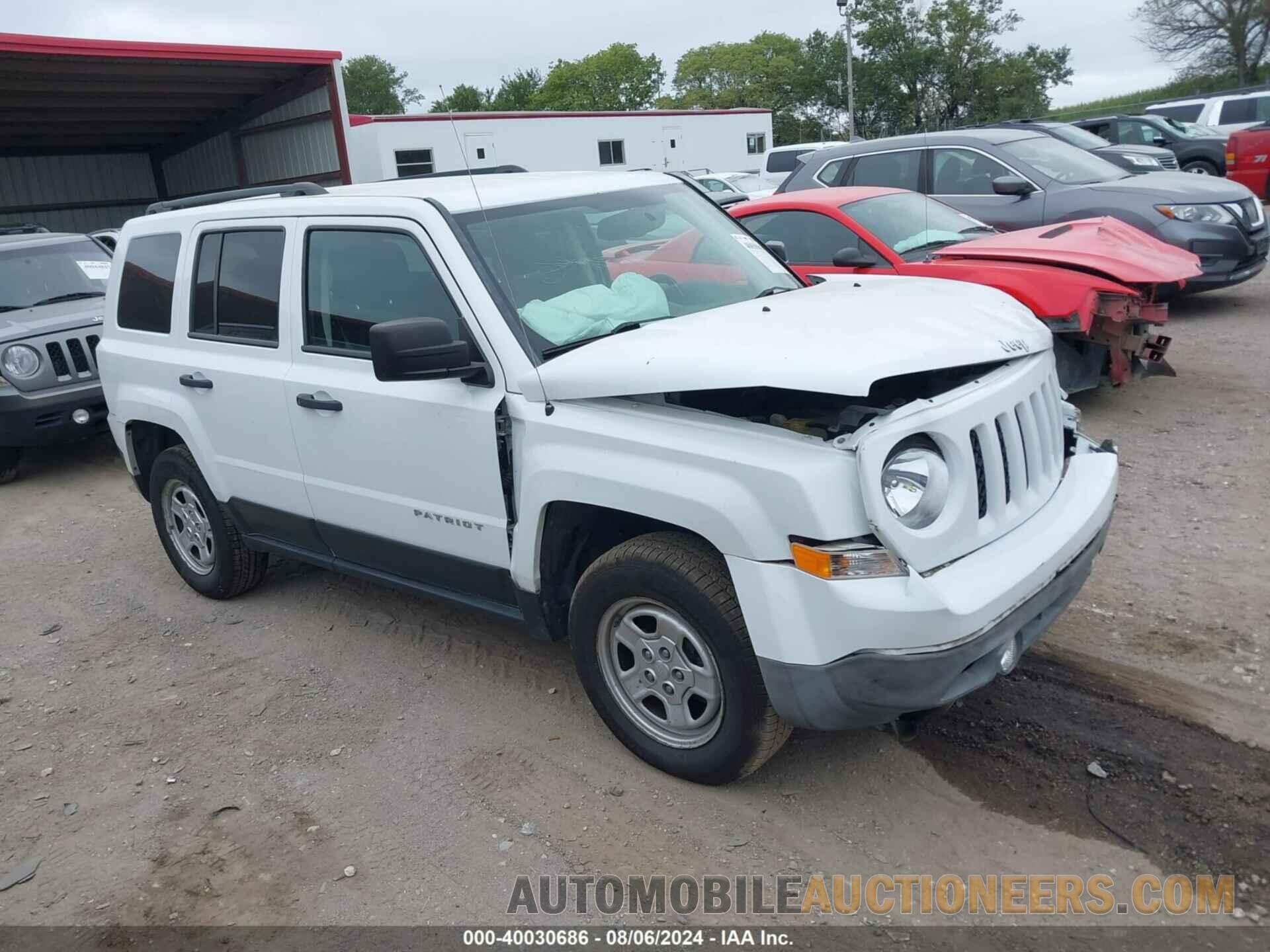 1C4NJRBB5GD572917 JEEP PATRIOT 2016