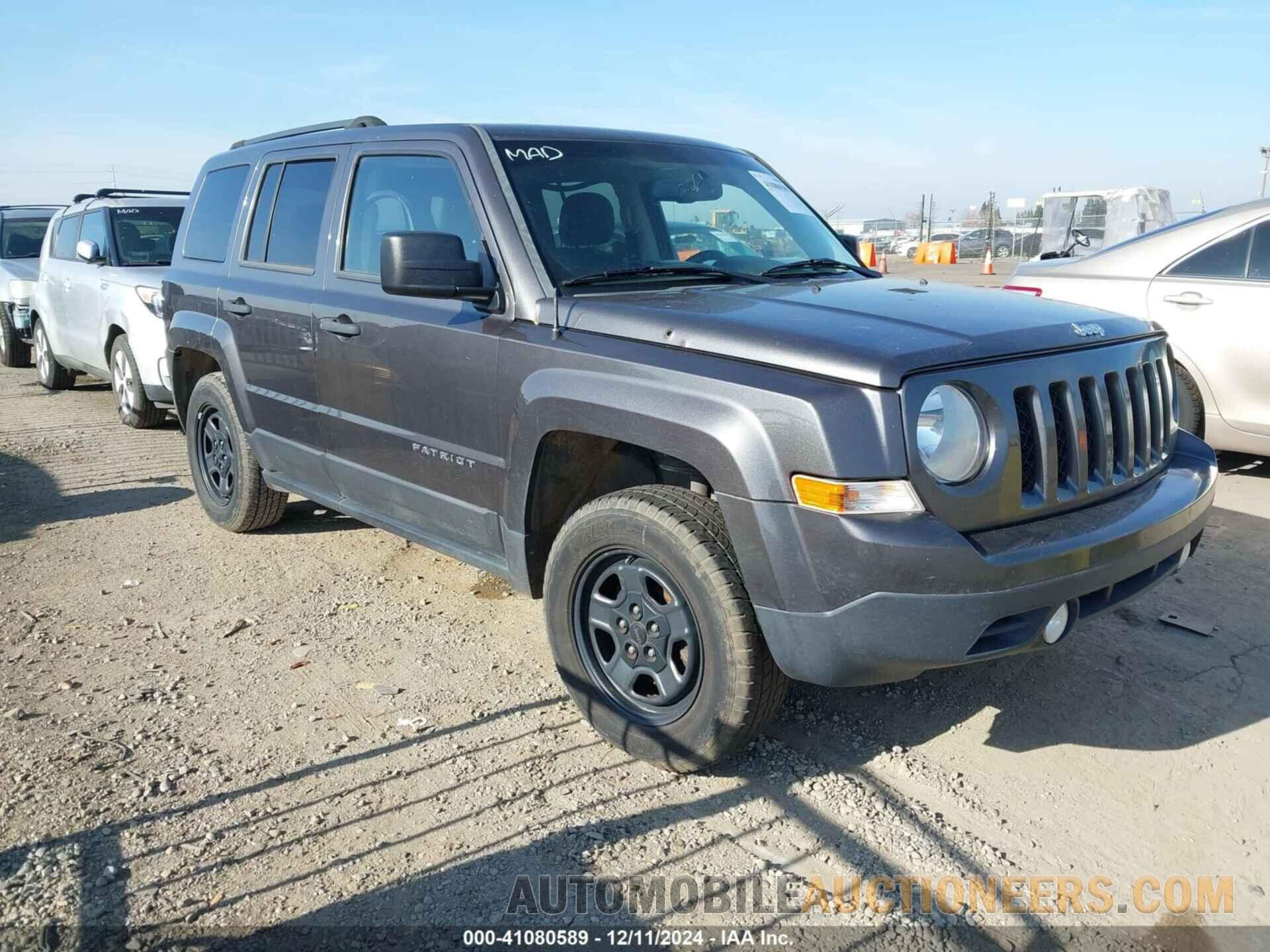 1C4NJRBB6FD312623 JEEP PATRIOT 2015