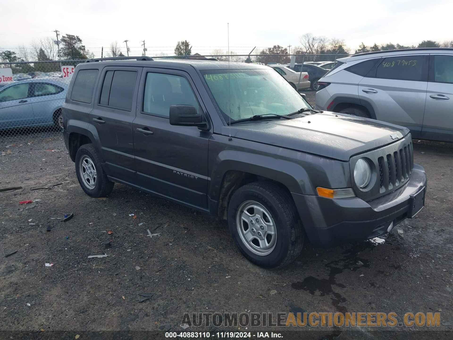 1C4NJRBB6GD501368 JEEP PATRIOT 2016