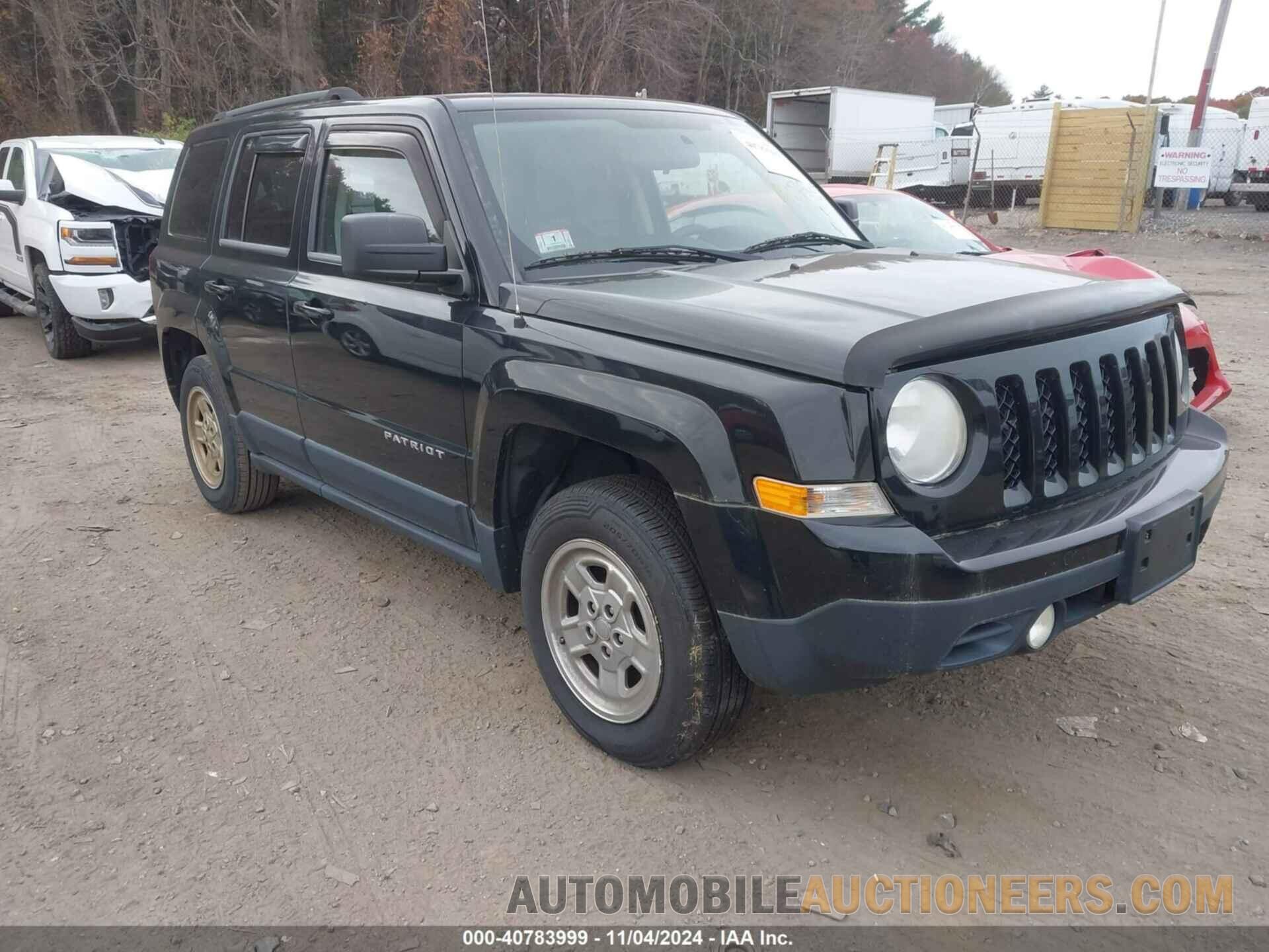 1C4NJRBB7CD539685 JEEP PATRIOT 2012