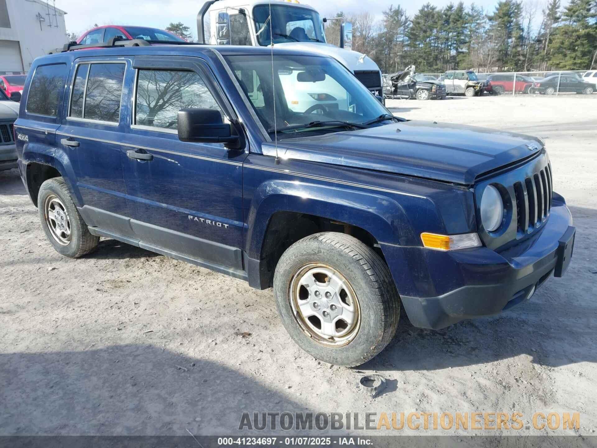 1C4NJRBBXDD249829 JEEP PATRIOT 2013