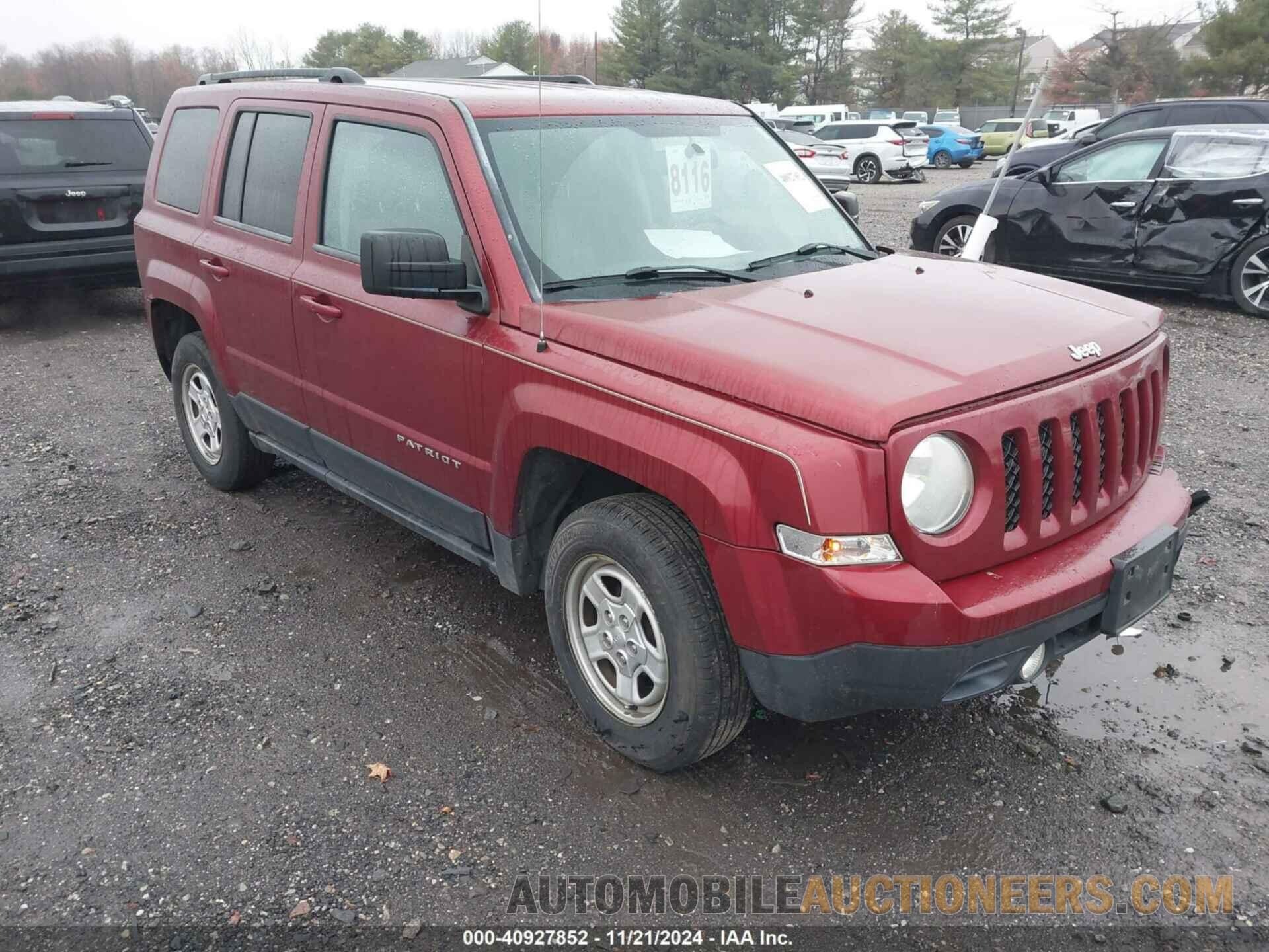 1C4NJRBBXED500463 JEEP PATRIOT 2014