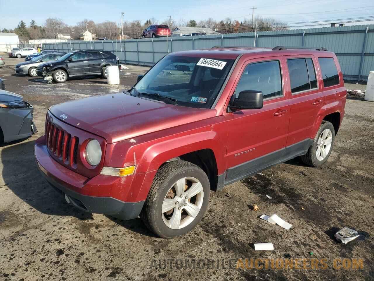 1C4NJRFB1CD525081 JEEP PATRIOT 2012