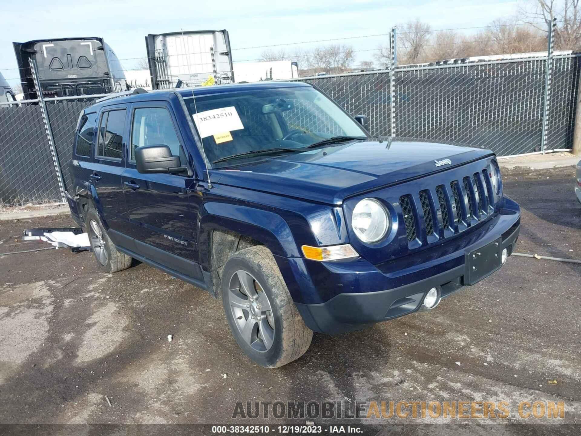 1C4NJRFB3GD580041 JEEP PATRIOT 2016