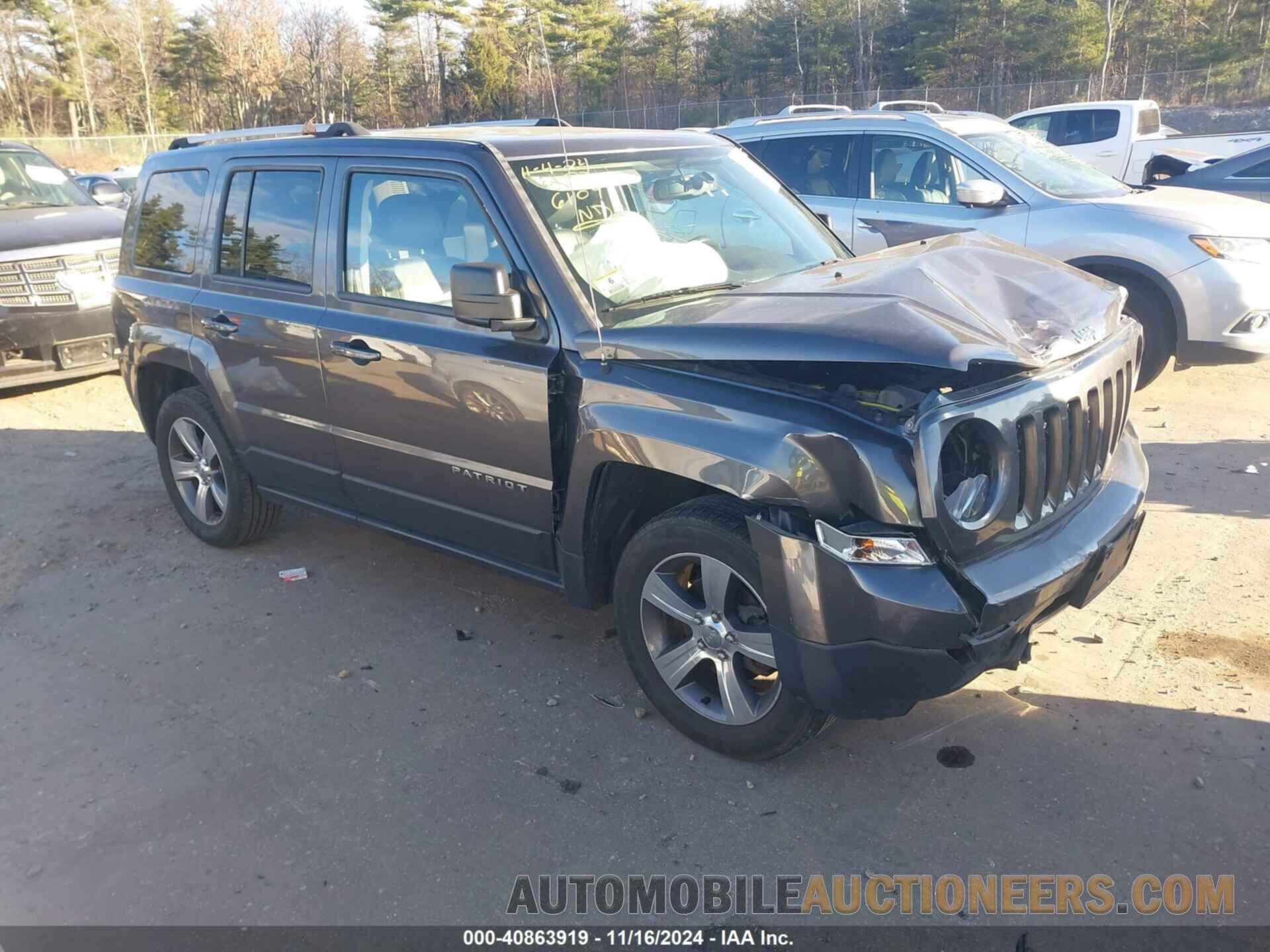 1C4NJRFB3HD206109 JEEP PATRIOT 2017