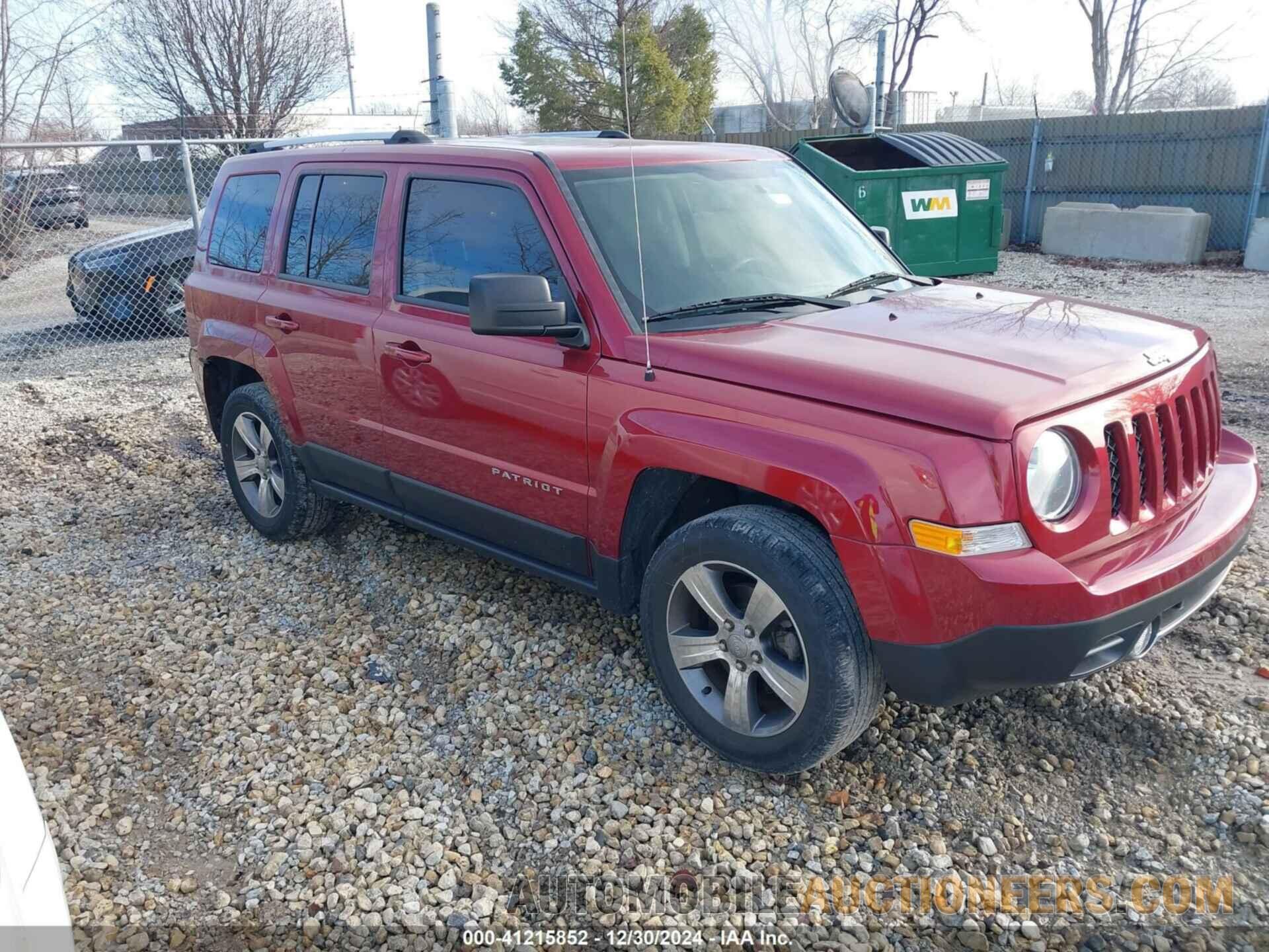 1C4NJRFB4GD814834 JEEP PATRIOT 2016