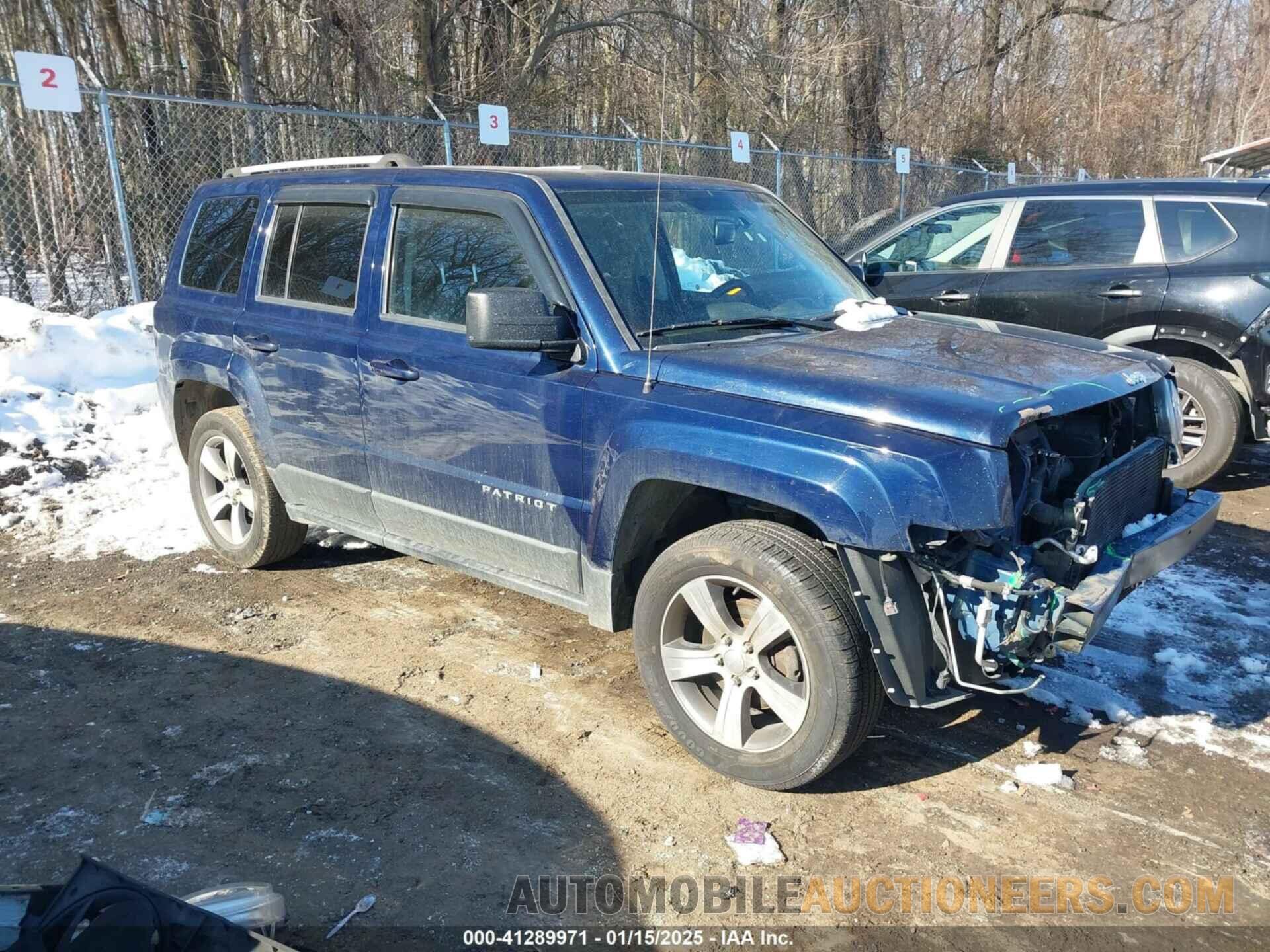 1C4NJRFBXHD178406 JEEP PATRIOT 2017