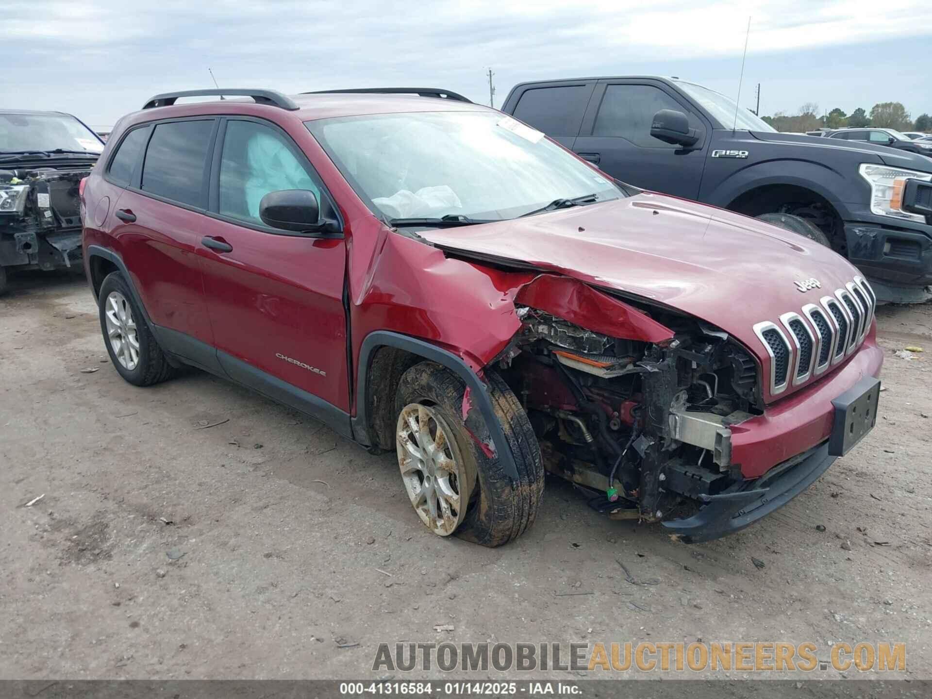 1C4PJLAB0GW287912 JEEP CHEROKEE 2016