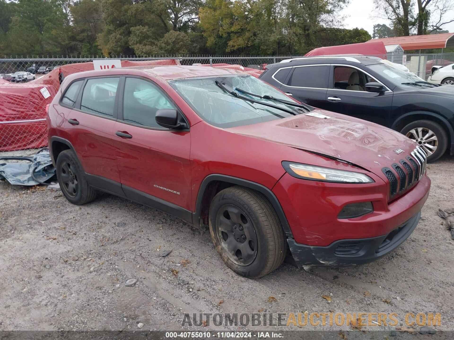 1C4PJLAB5GW233540 JEEP CHEROKEE 2016