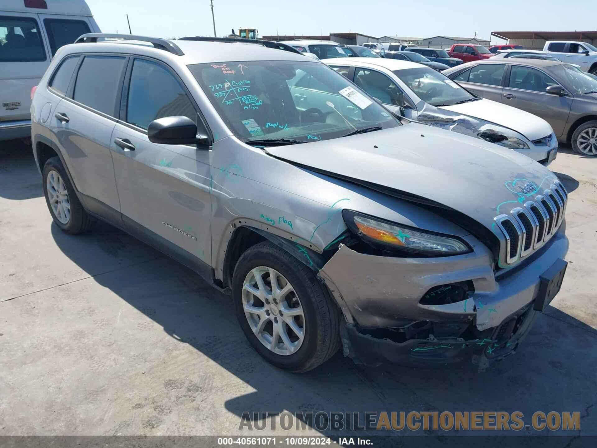 1C4PJLAB6GW336806 JEEP CHEROKEE 2016