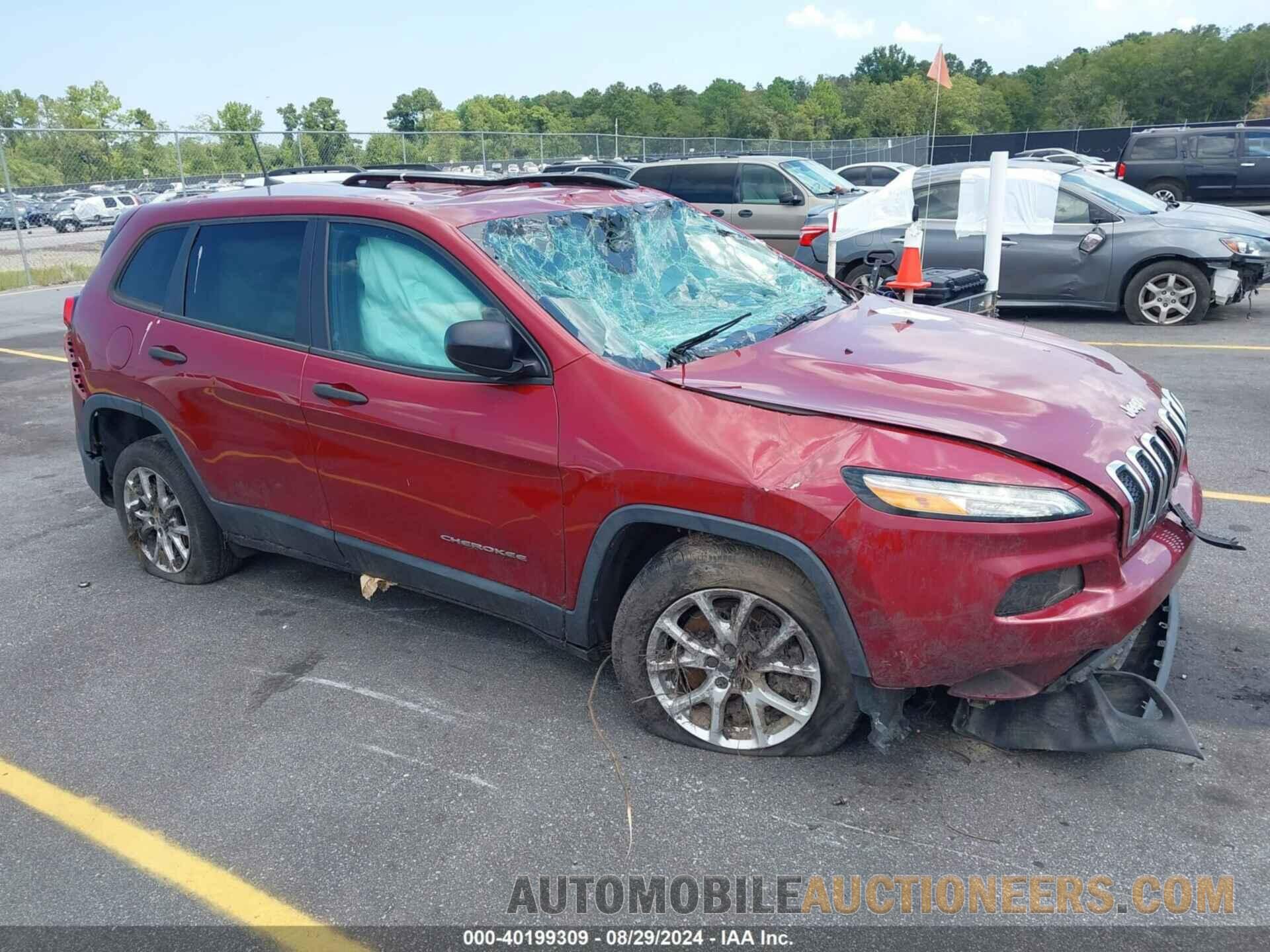 1C4PJLAB7HW592860 JEEP CHEROKEE 2017