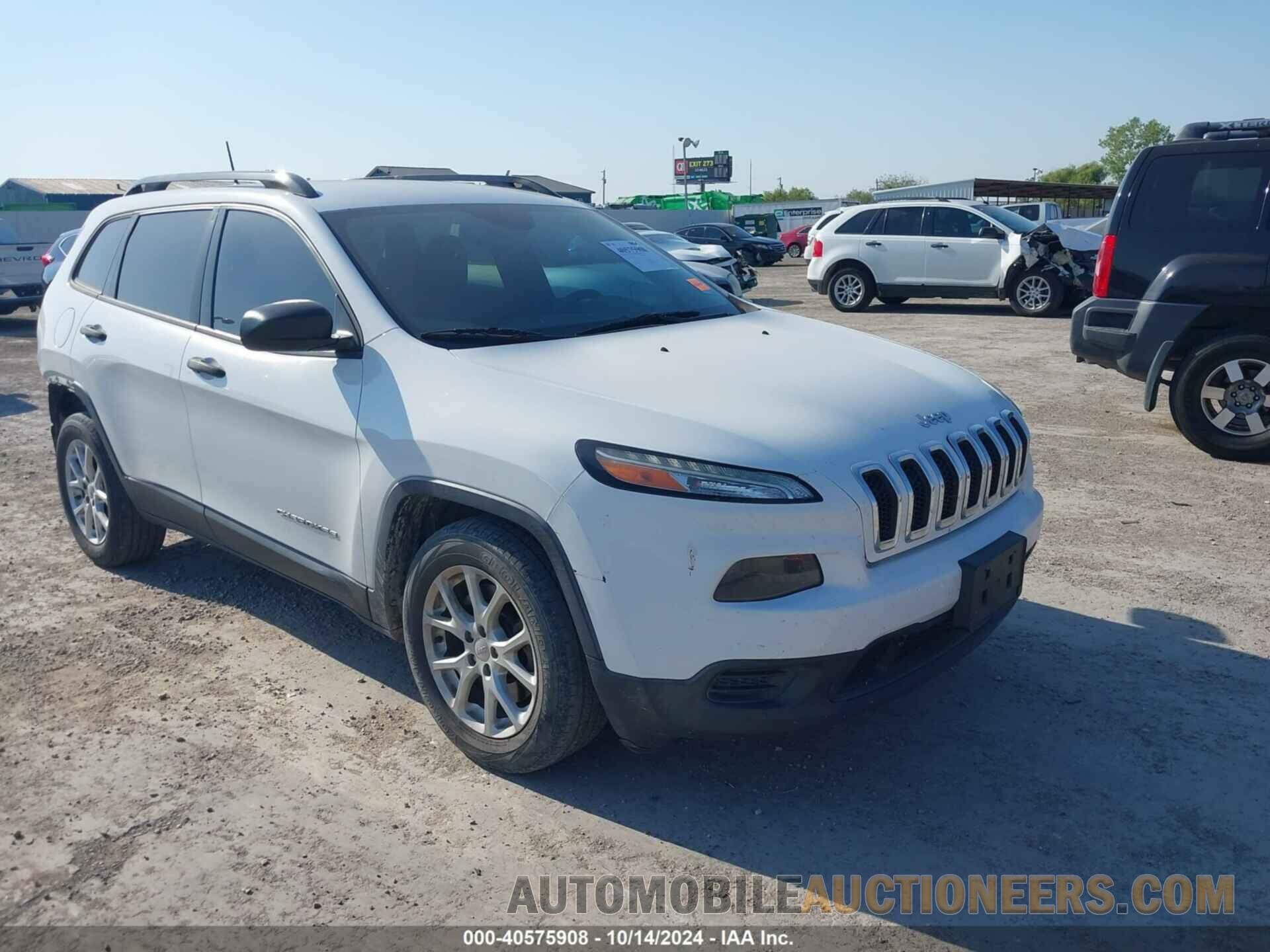 1C4PJLAB8GW127373 JEEP CHEROKEE 2016