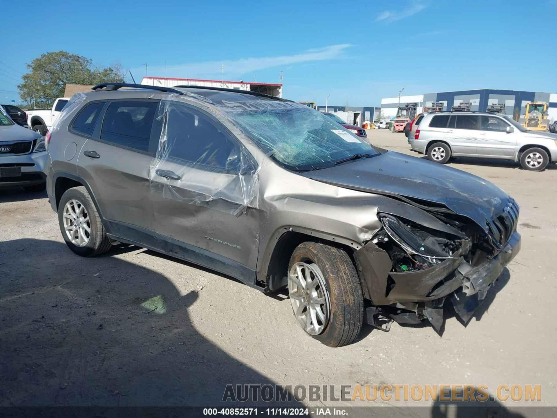 1C4PJLABXHW641307 JEEP CHEROKEE 2017