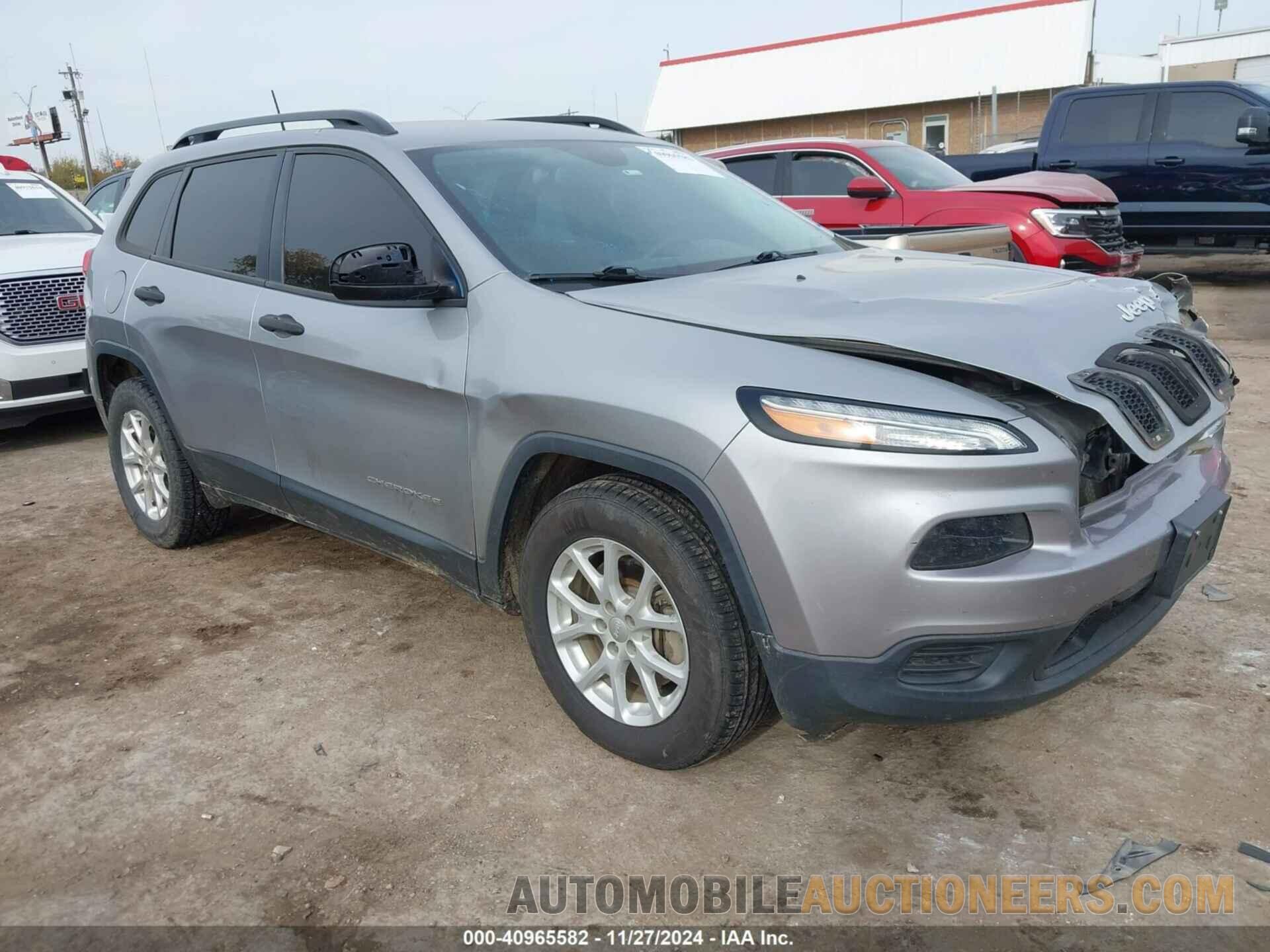 1C4PJLAS6HW663336 JEEP CHEROKEE 2017