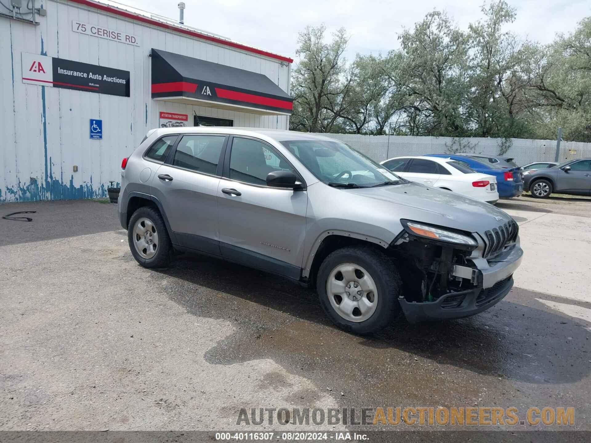 1C4PJMABXGW292329 JEEP CHEROKEE 2016