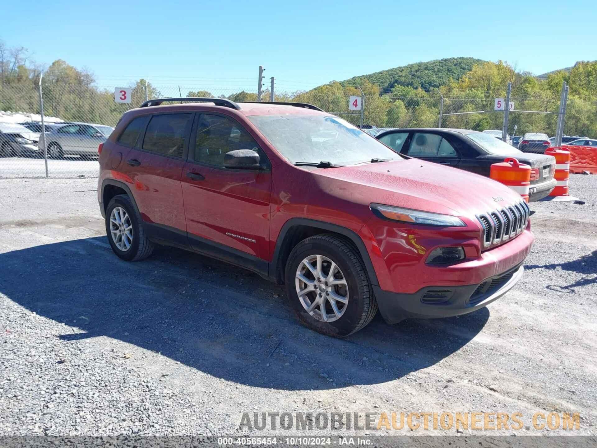 1C4PJMAS1HW584484 JEEP CHEROKEE 2017