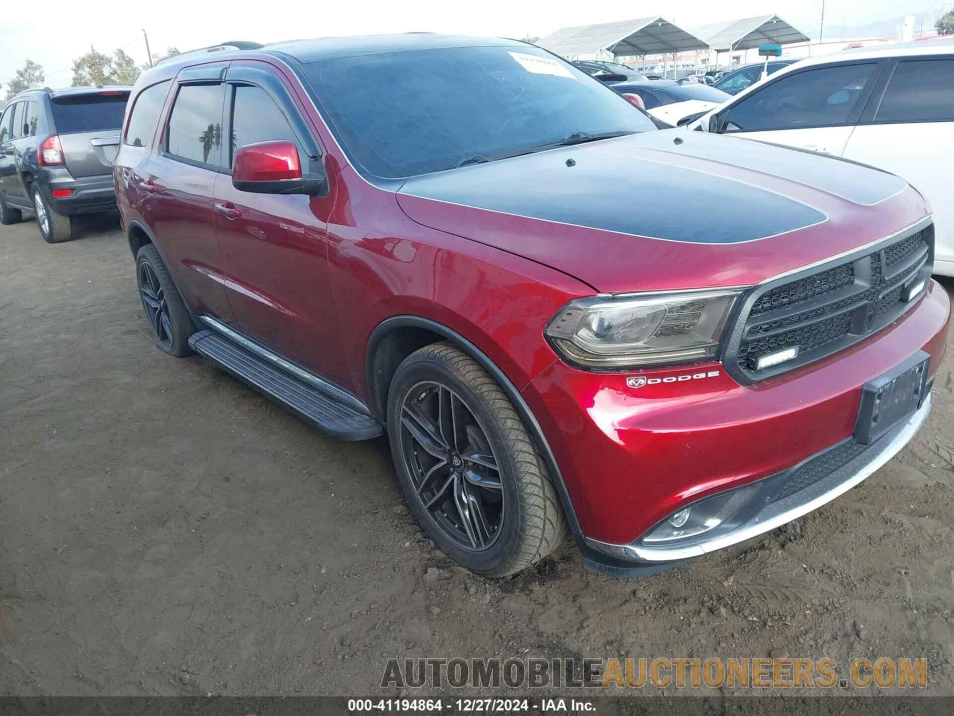 1C4RDHAG6FC760172 DODGE DURANGO 2015