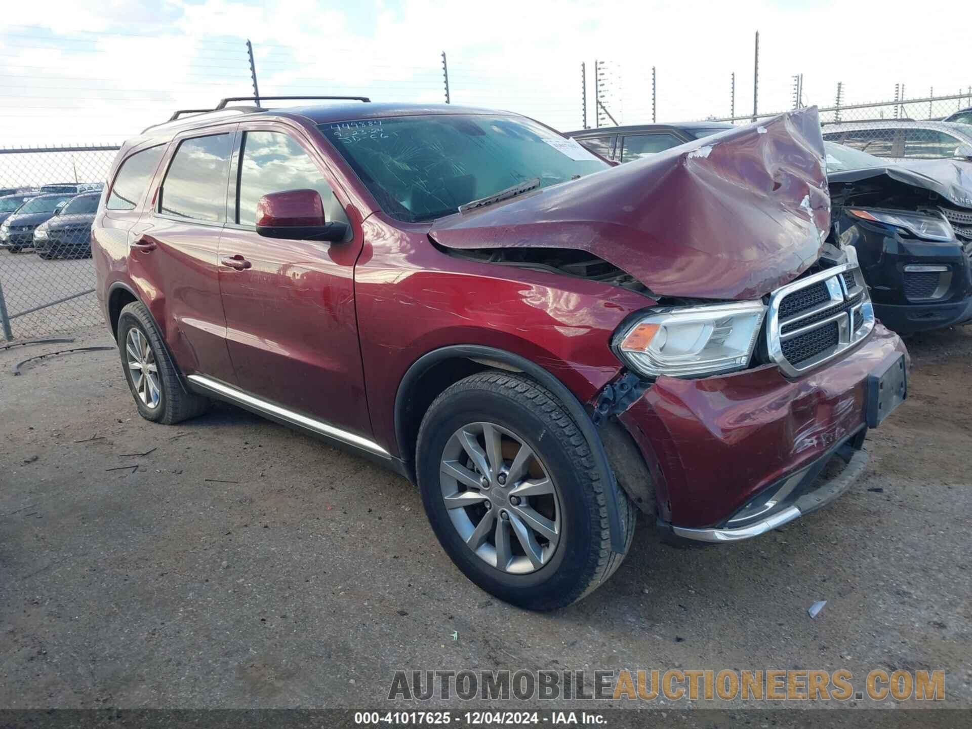 1C4RDHAG6GC430095 DODGE DURANGO 2016