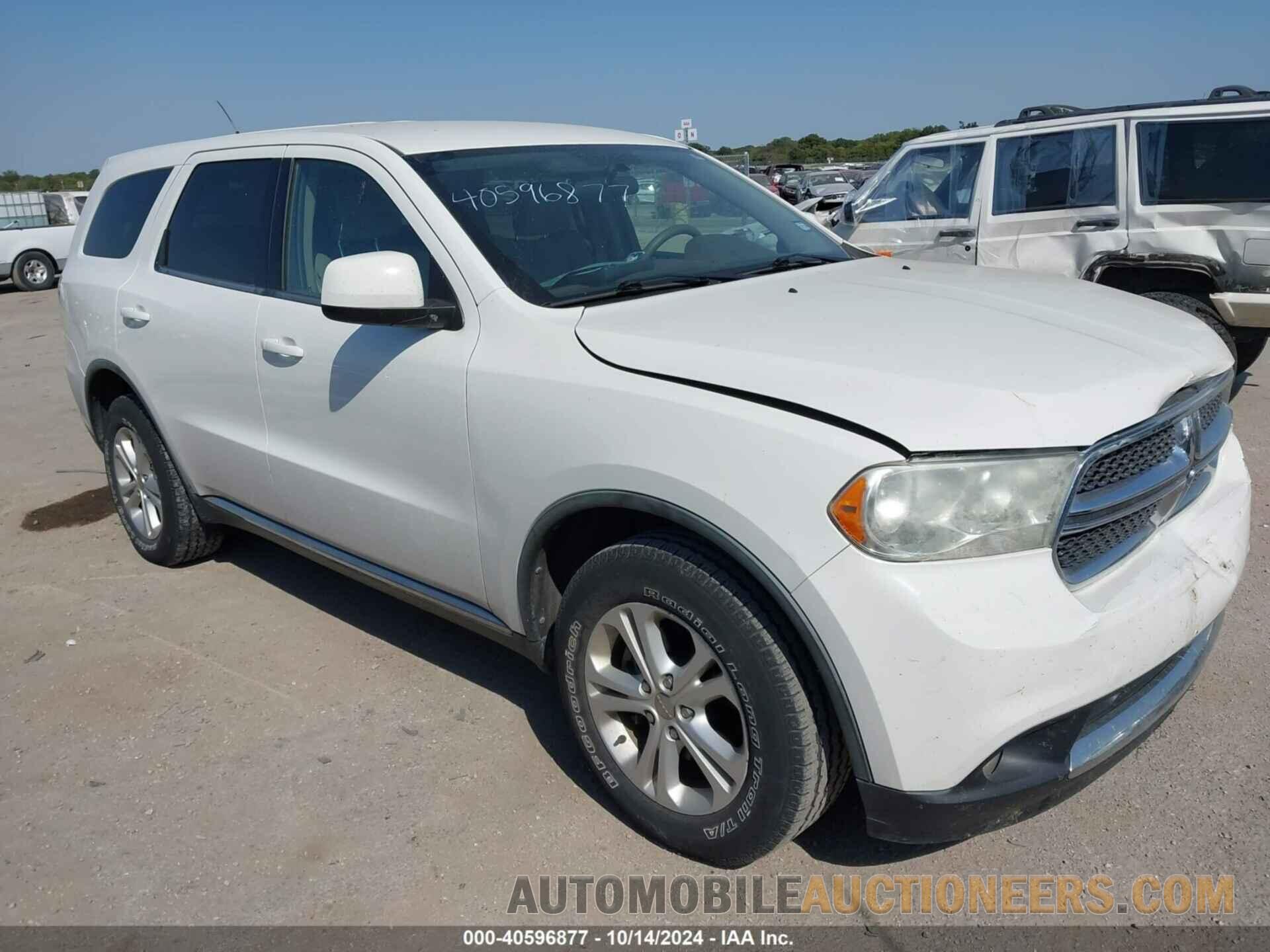 1C4RDHAG7CC210670 DODGE DURANGO 2012