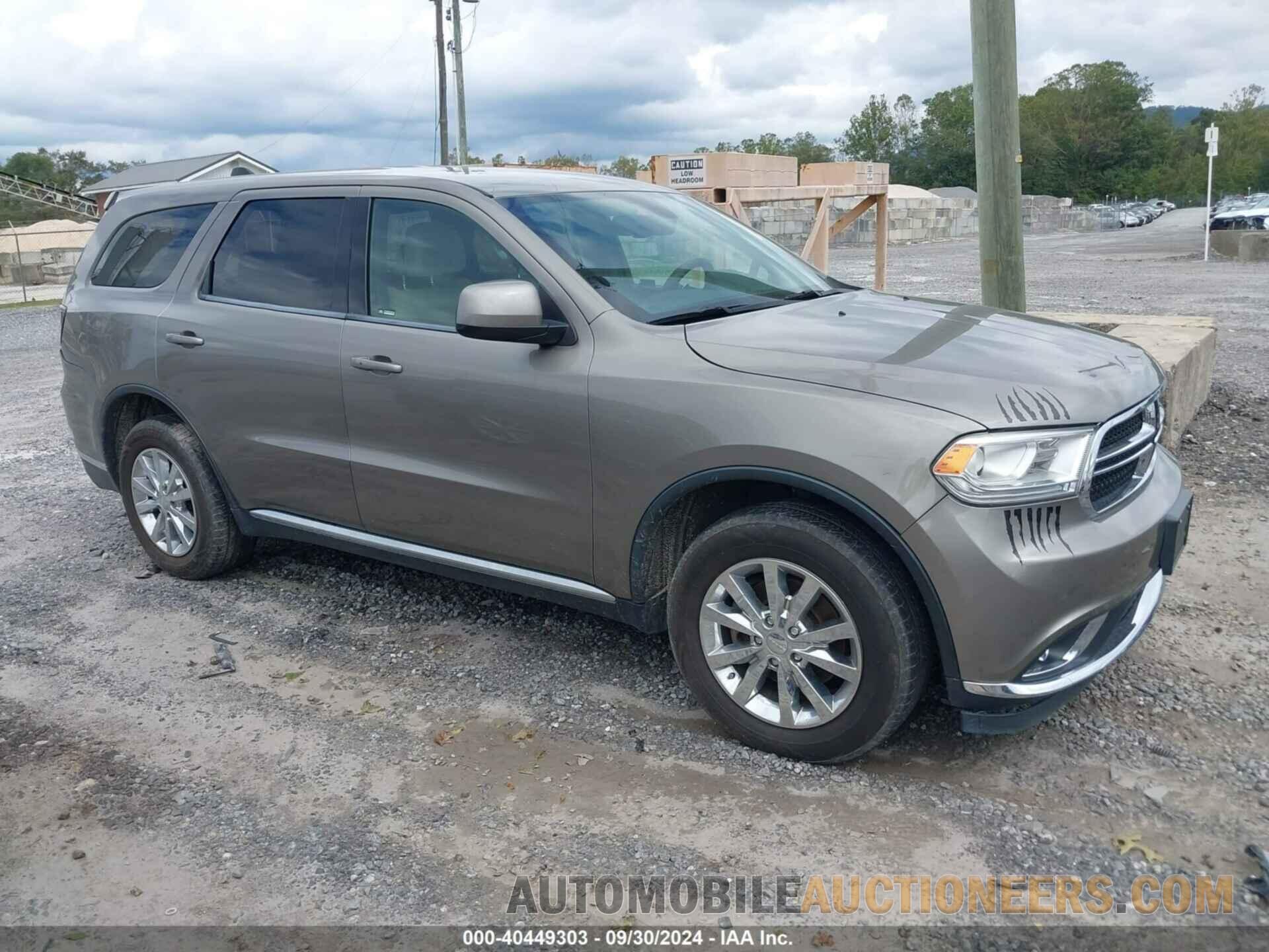 1C4RDJAG0GC458837 DODGE DURANGO 2016