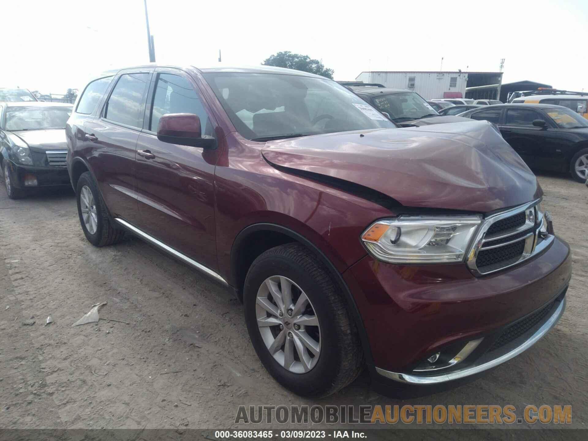 1C4RDJAG0KC558686 DODGE DURANGO 2019