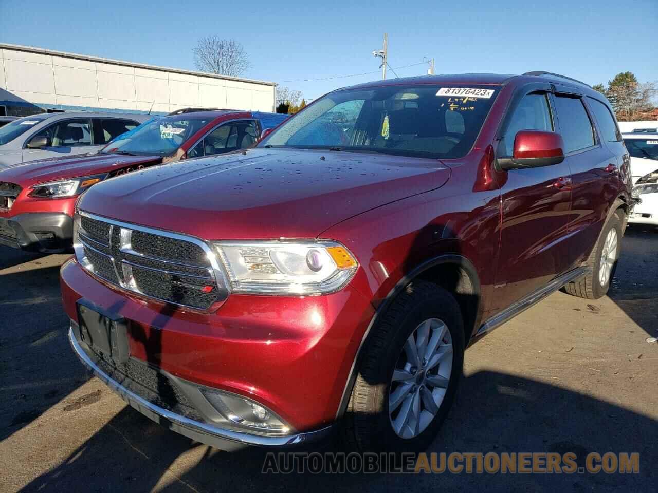 1C4RDJAG0LC249320 DODGE DURANGO 2020