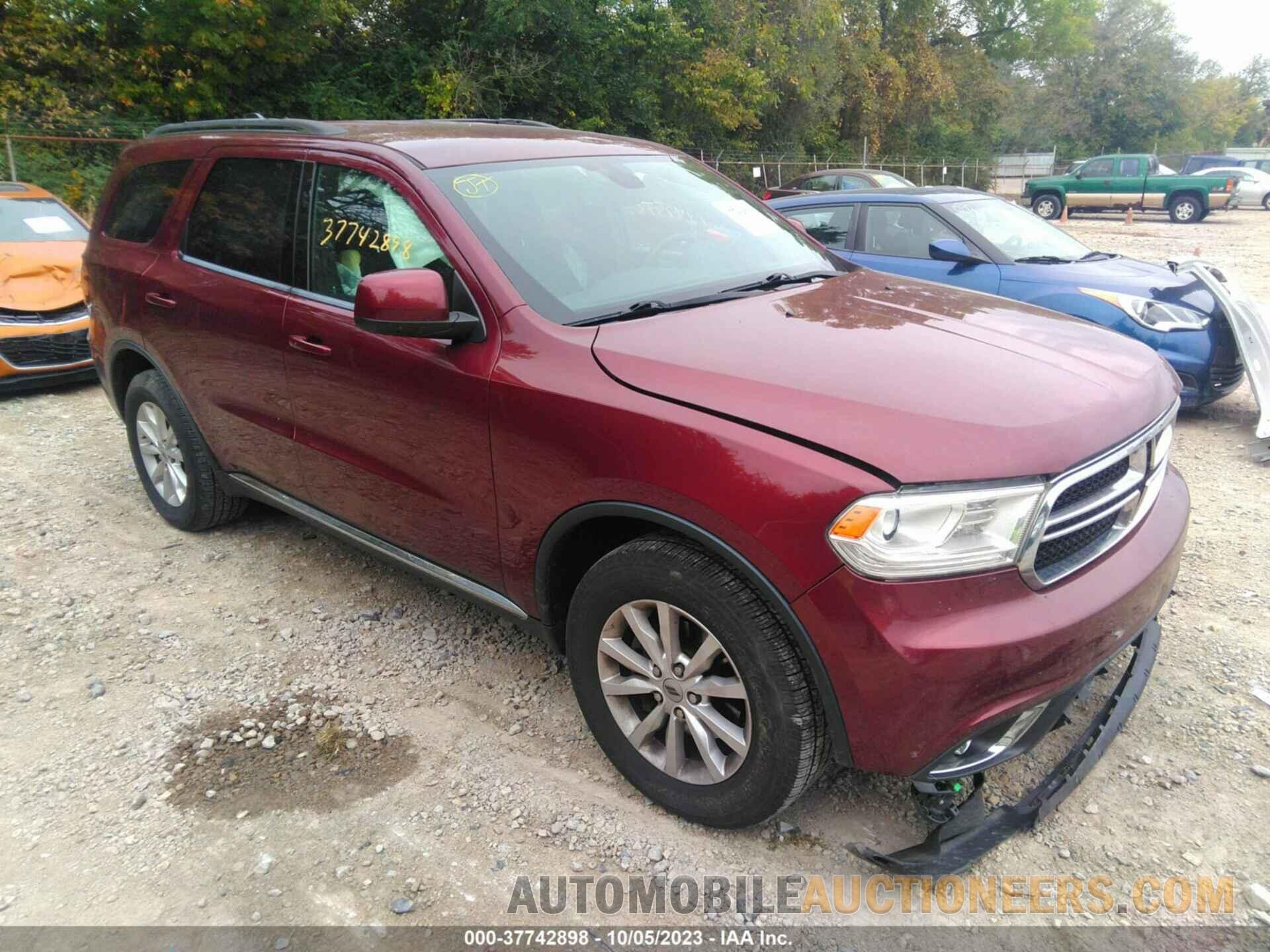 1C4RDJAG3KC651198 DODGE DURANGO 2019