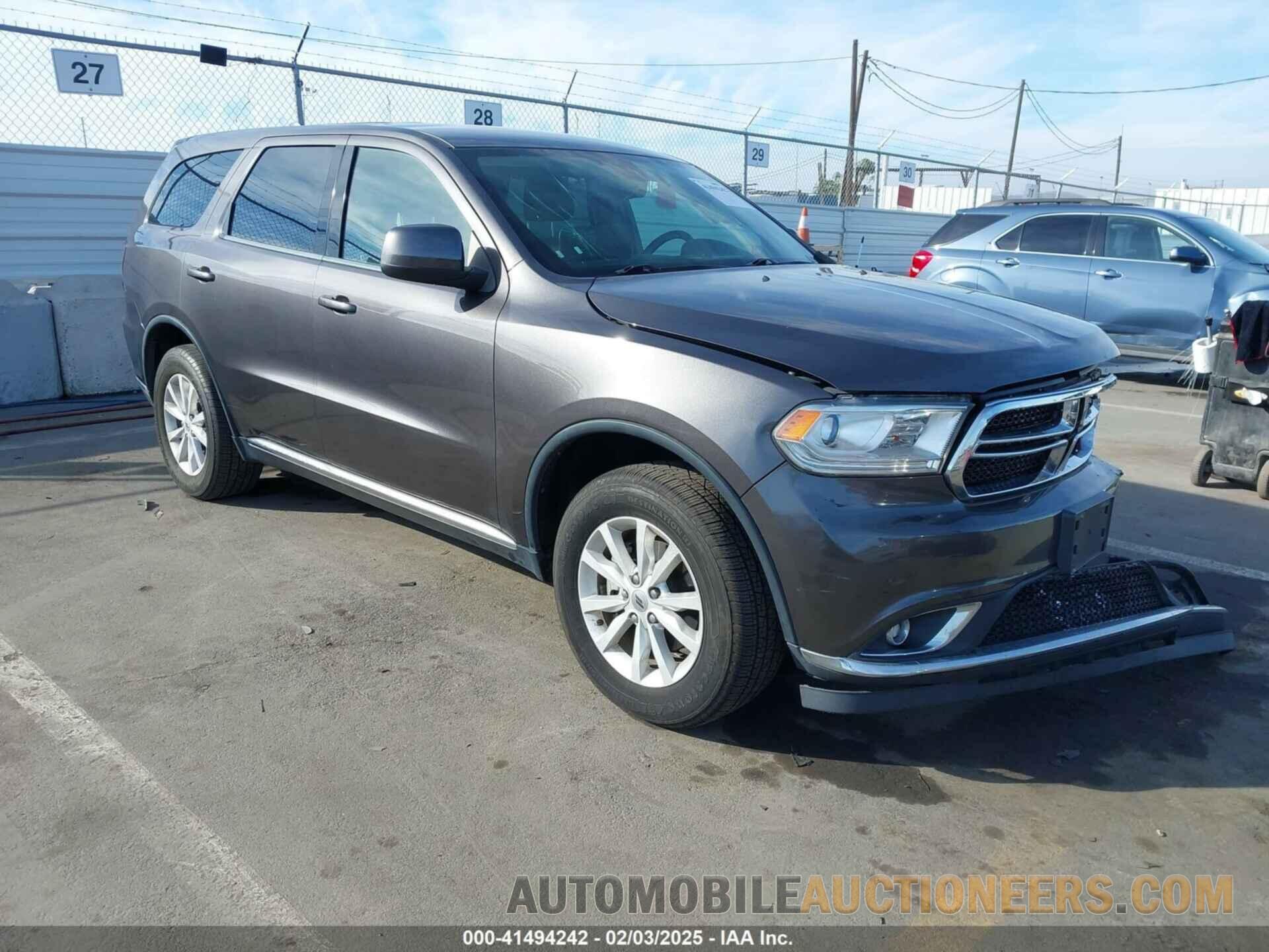 1C4RDJAG3KC659382 DODGE DURANGO 2019